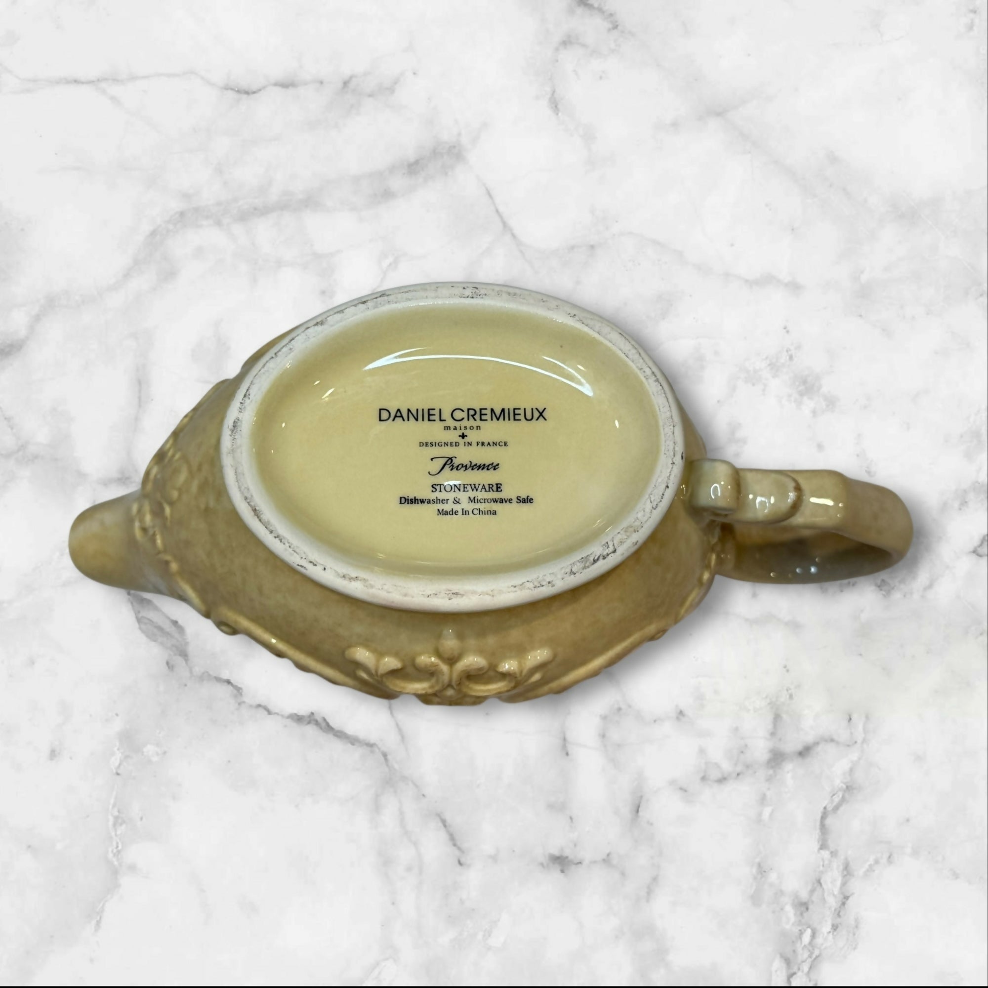 Daniel Cremieux Provence Gravy Boat | Stoneware | Excellent Condition