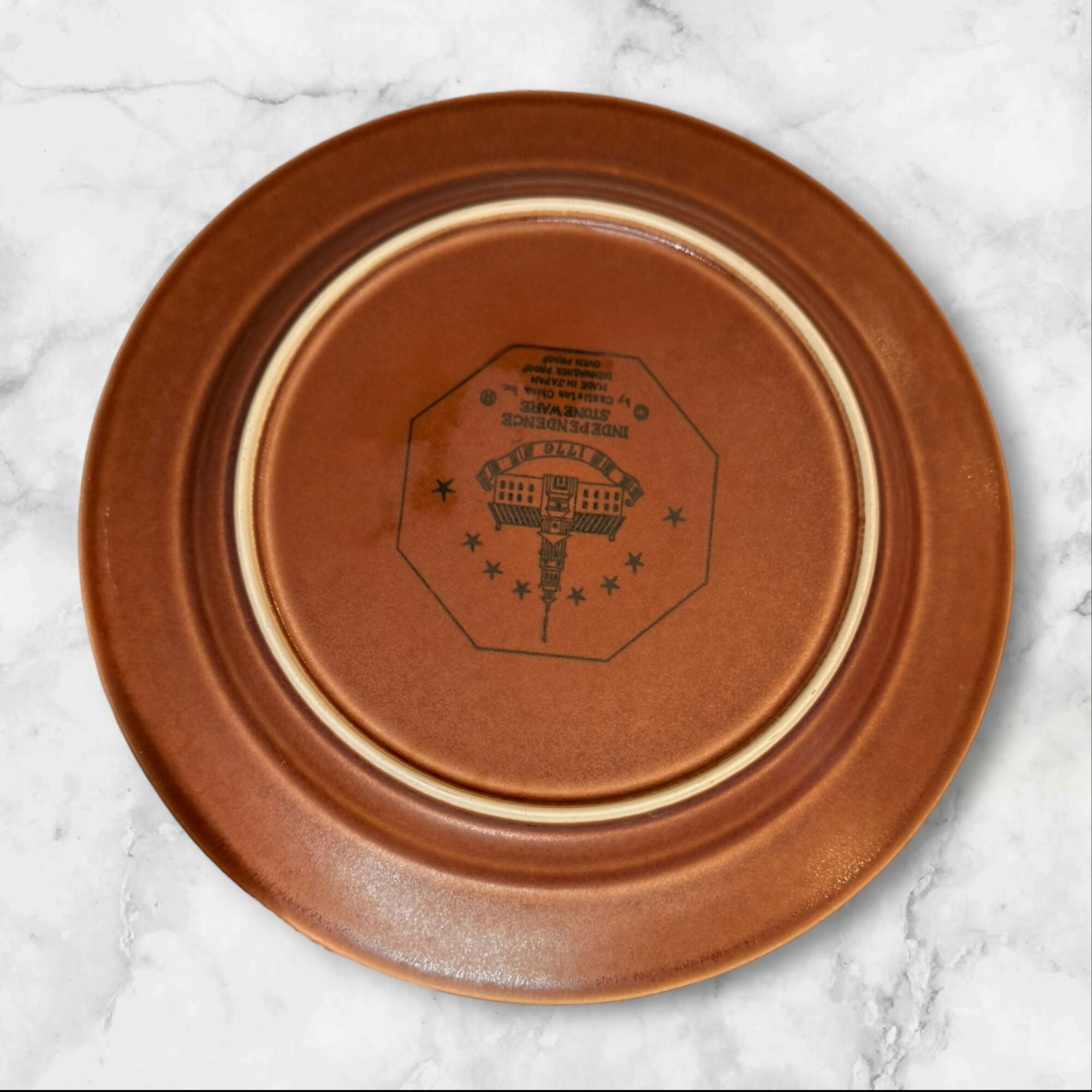 Castleton Independence Stoneware Rose Dinner Plates | Set of 4 | Great Condition
