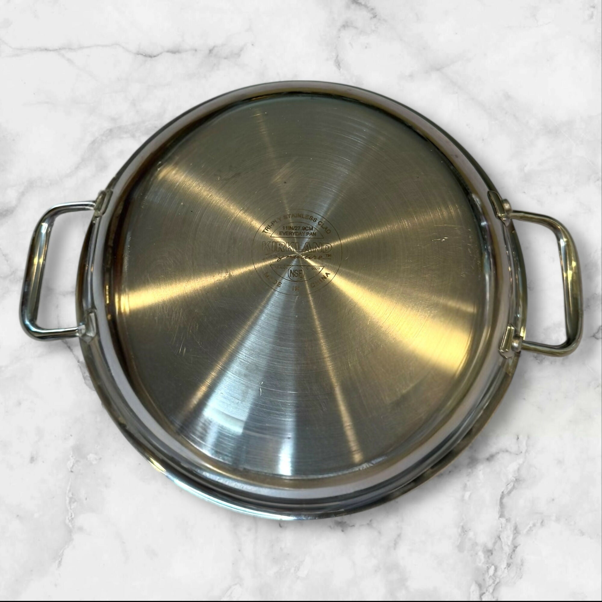 Kirkland Signature Stainless Clad Everyday Pan w Lid | Excellent Condition
