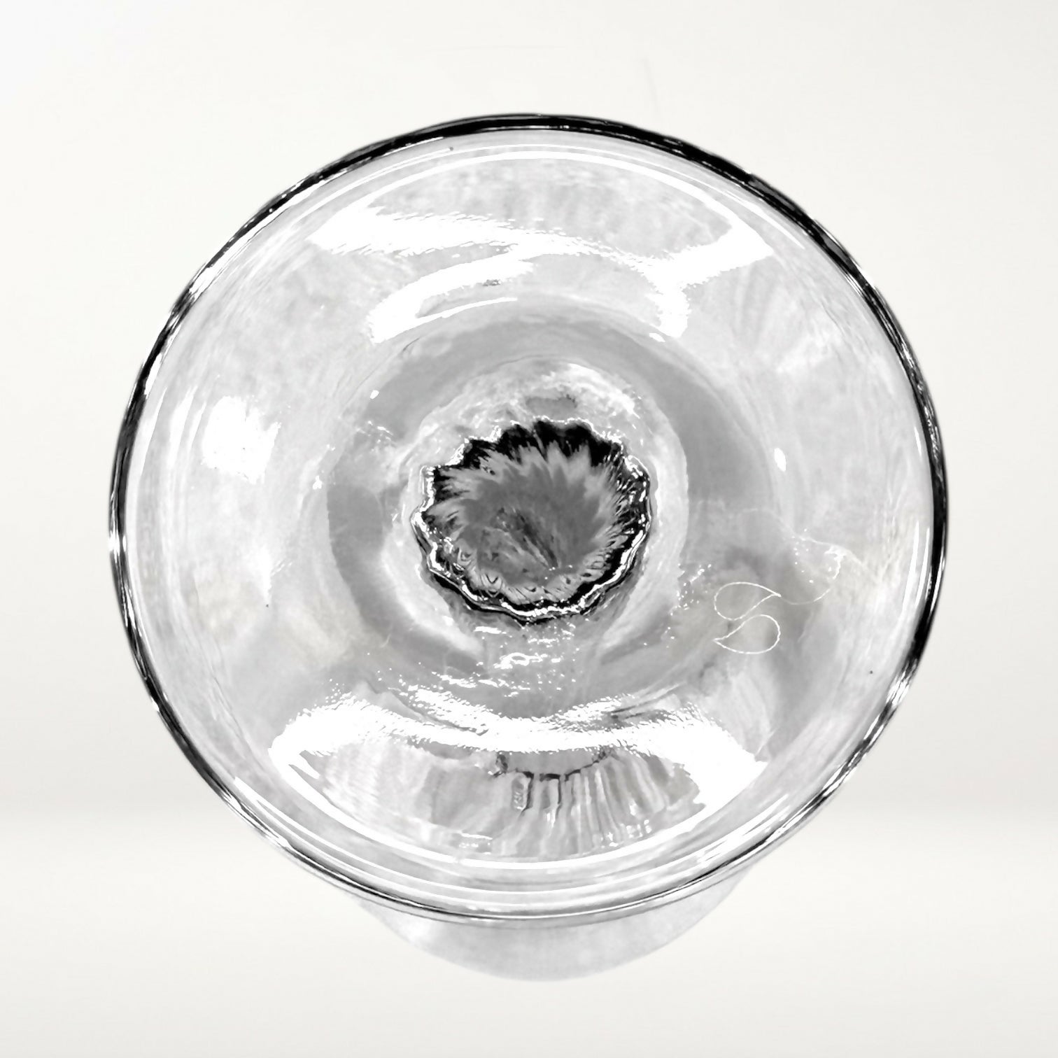 Twisted Stem Crystal Wine Glasses | Set of 2 | Excellent Condition