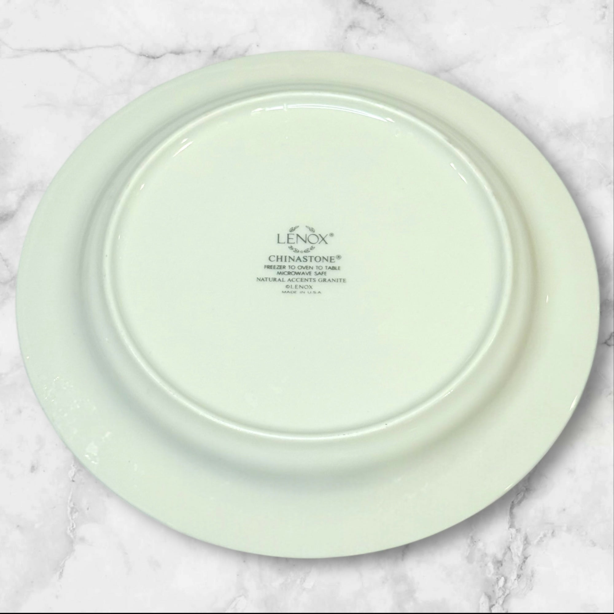 Lenox Natural Accent Granite Dinner Plates | Set of 4 | Excellent Condition