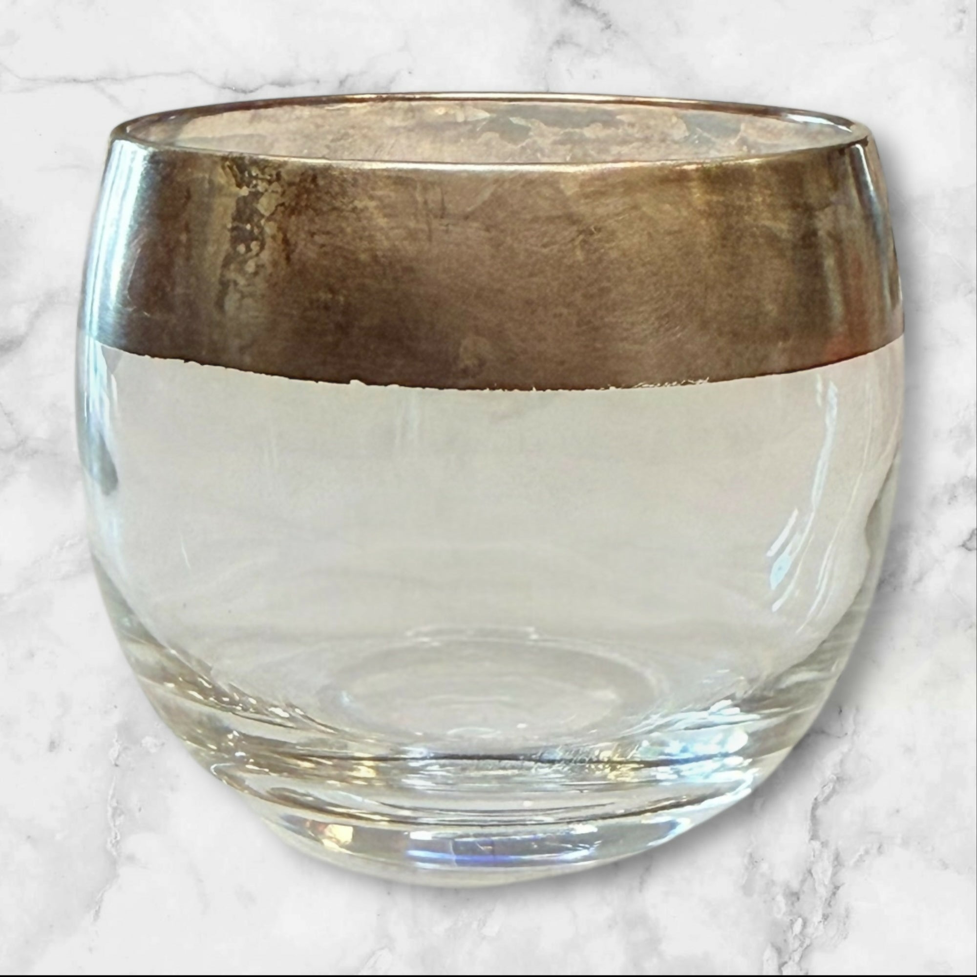 Dorothy Thorpe Silver Band Roly Poly Glasses | Set of 4 | Good Condition