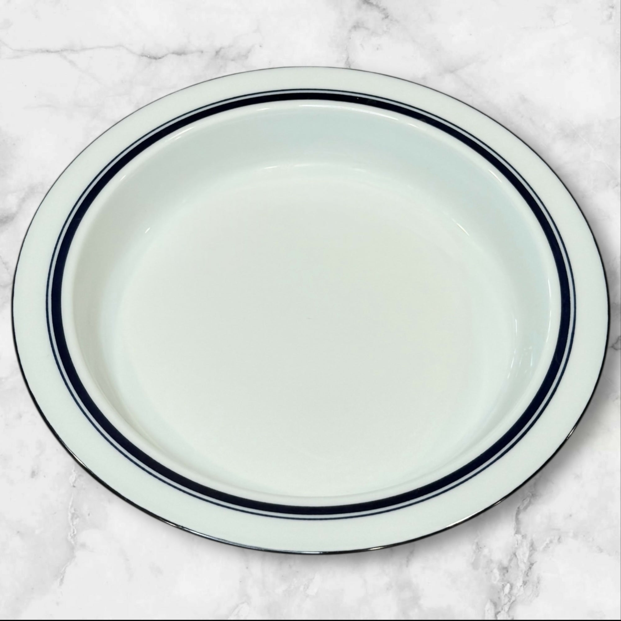 Dansk Christianshavn Blue Rim Soup Bowls | Set of 4 | Excellent Condition