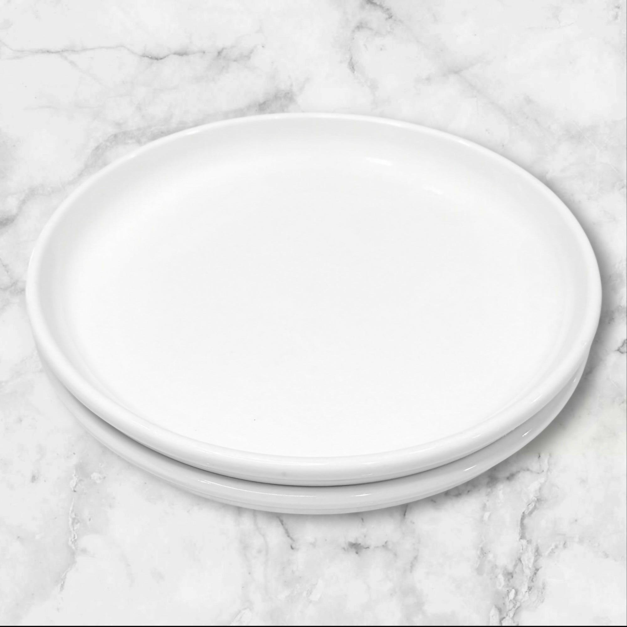 Crate & Barrel Culinary Arts Porcelain Salad Plates | Set of 2 | Great Condition