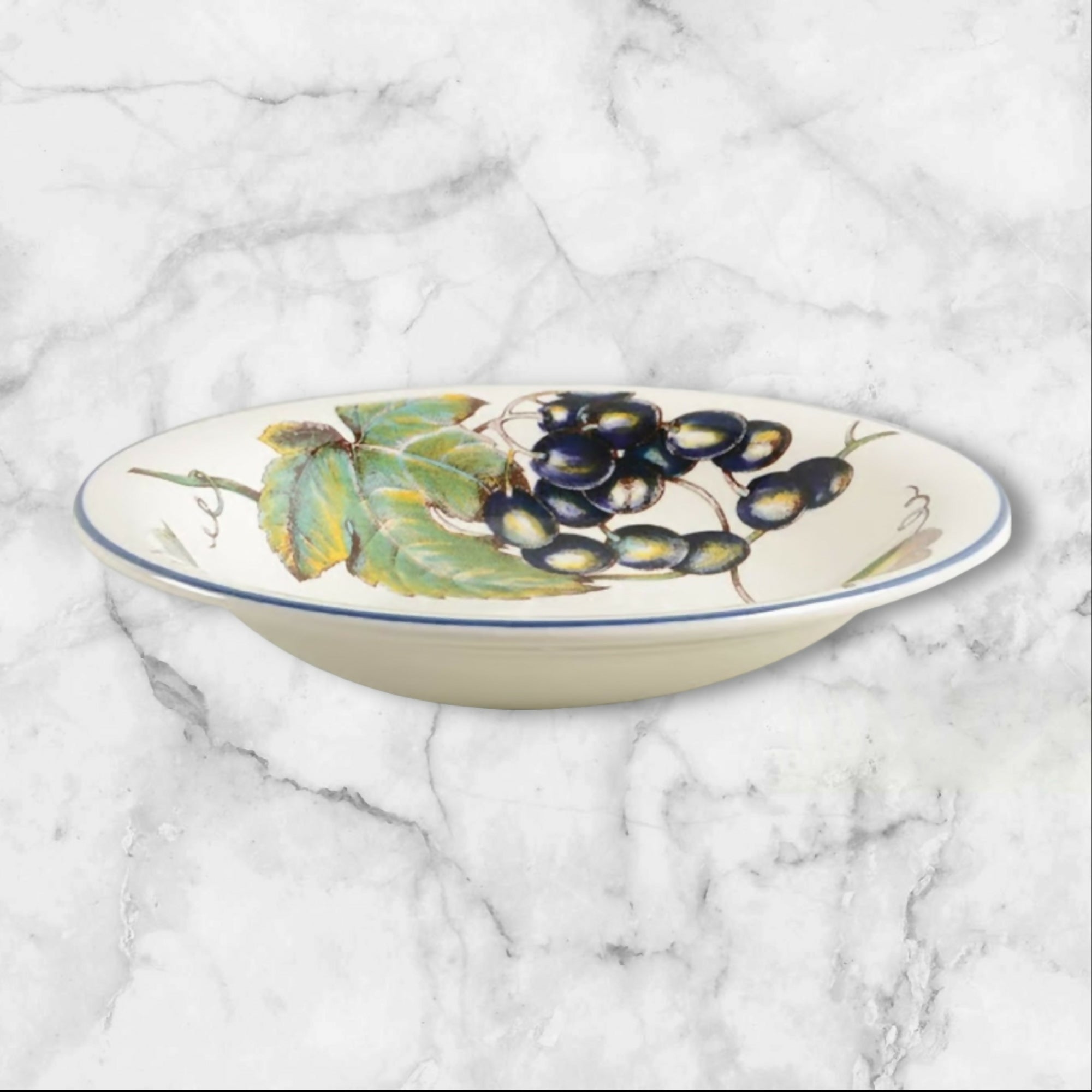 Pier 1 Macintosh Earthenware Dinner Plates & Soup Bowls | Set of 8 | Excellent Condition
