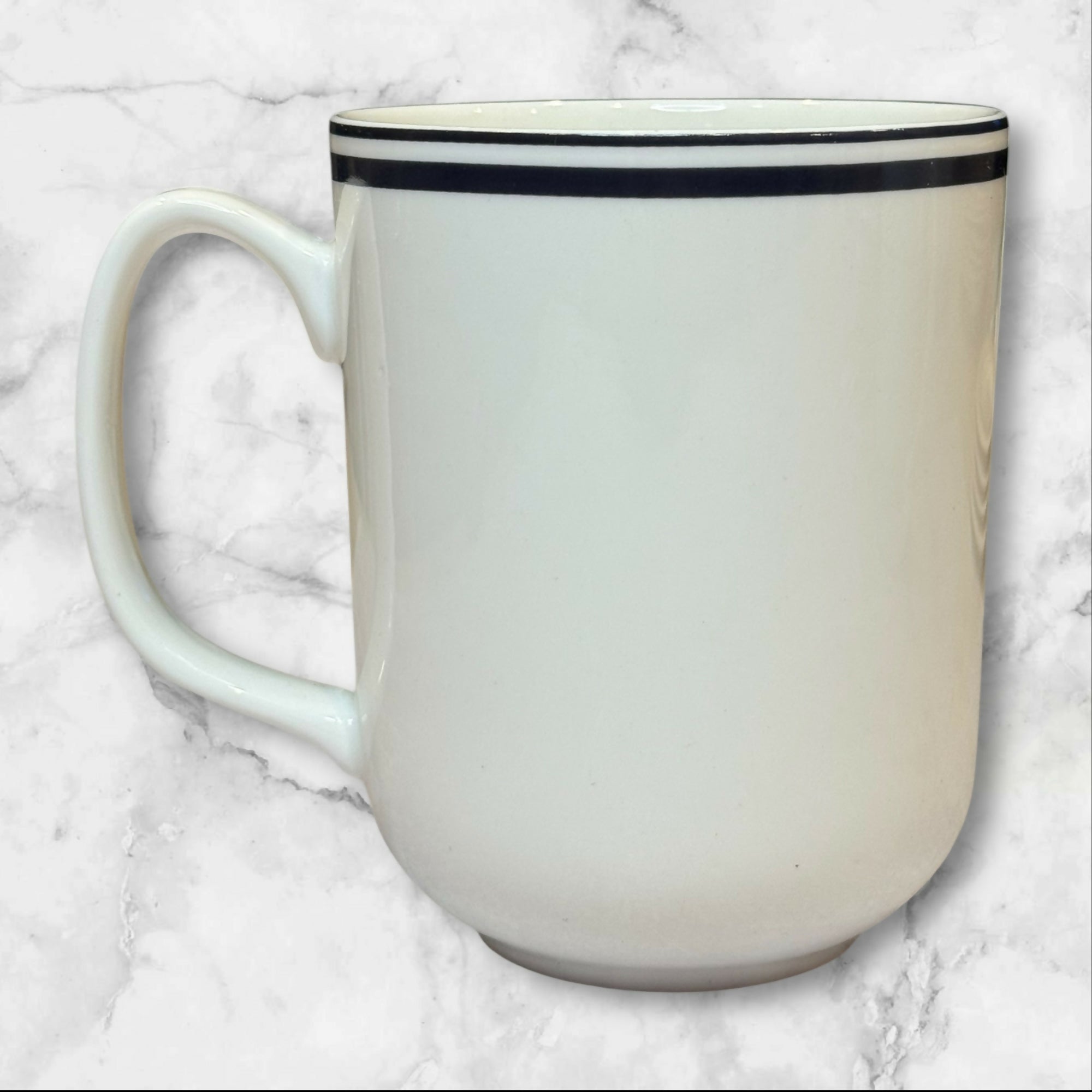 Sur La Table Navy Rim Mugs | Set of 2 | Great Condition