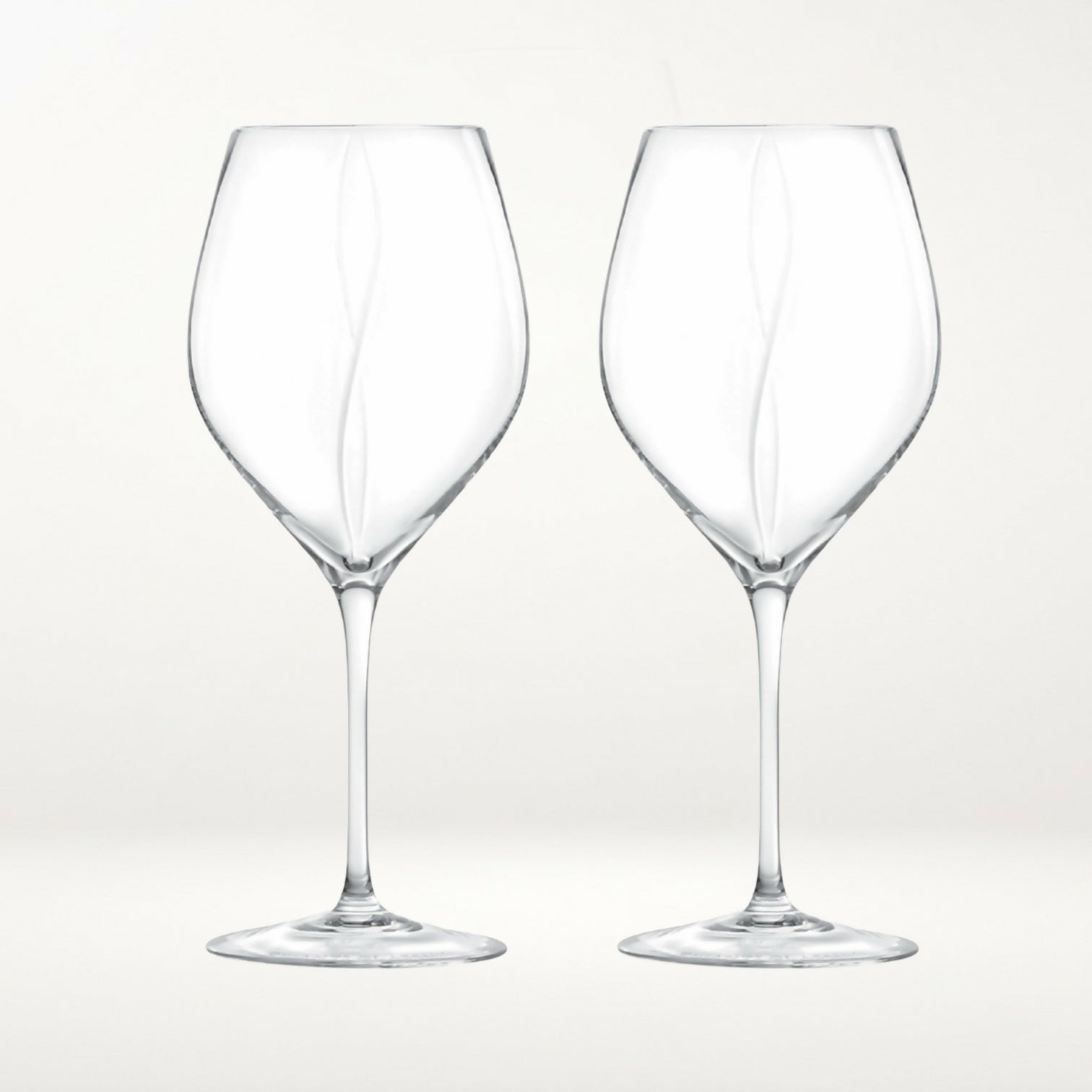 RCR Chianti Crystal Wine Glasses | Set of 2 | Ultralight Clear | Excellent