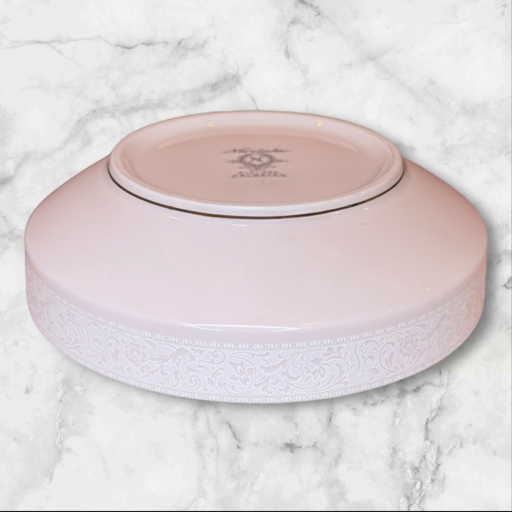 Noritake Always Pink Platinum Rim Cereal Bowls | Set of 4 | Excellent Condition