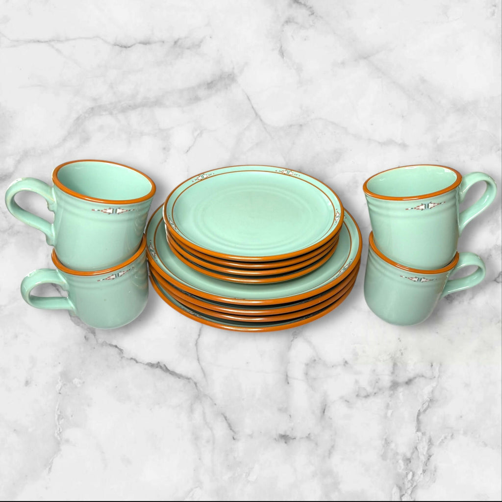 Noritake Boulder Ridge 12pc Dinnerware Set | Kitchen Switchen Resale