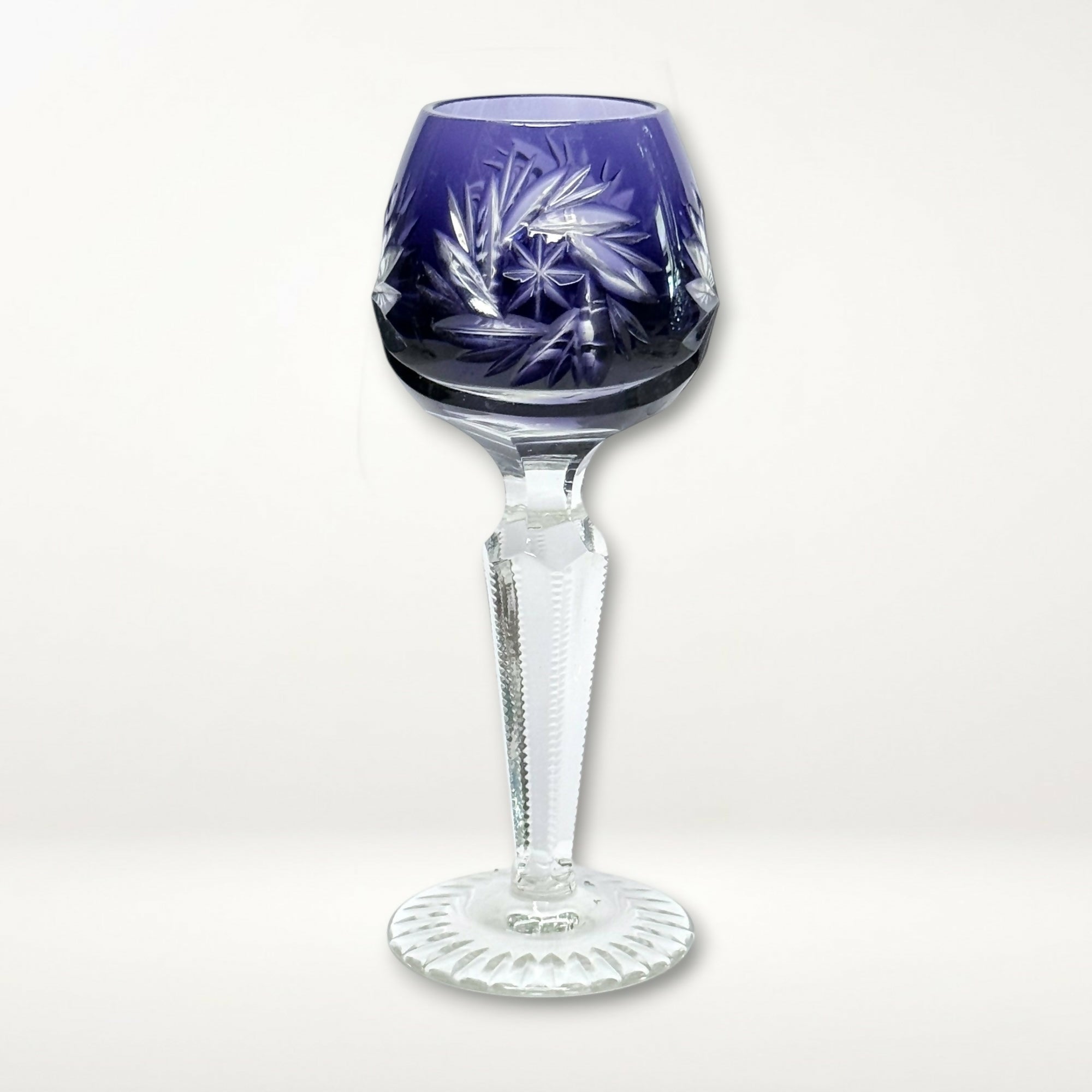 Dresden Cristalica Nachtmann Cut Crystal Cordial Glasses | Set of 3