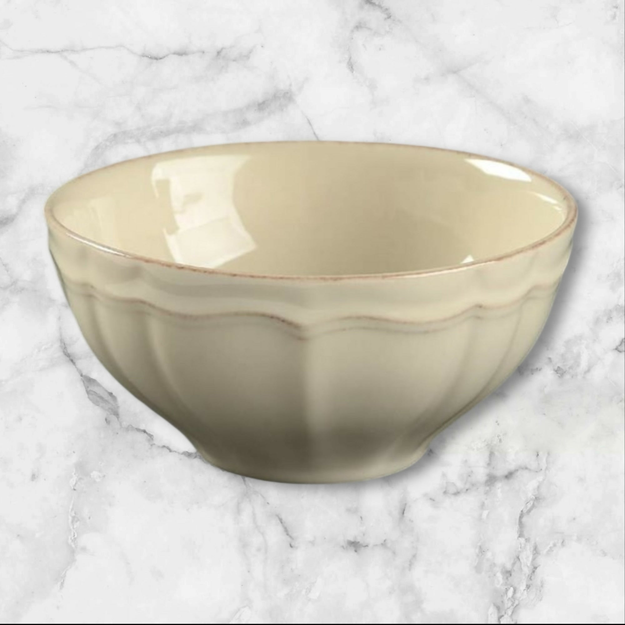 Noble Excellence Toscano Cream Soup Cereal Bowls | Set of 4 | Excellent
