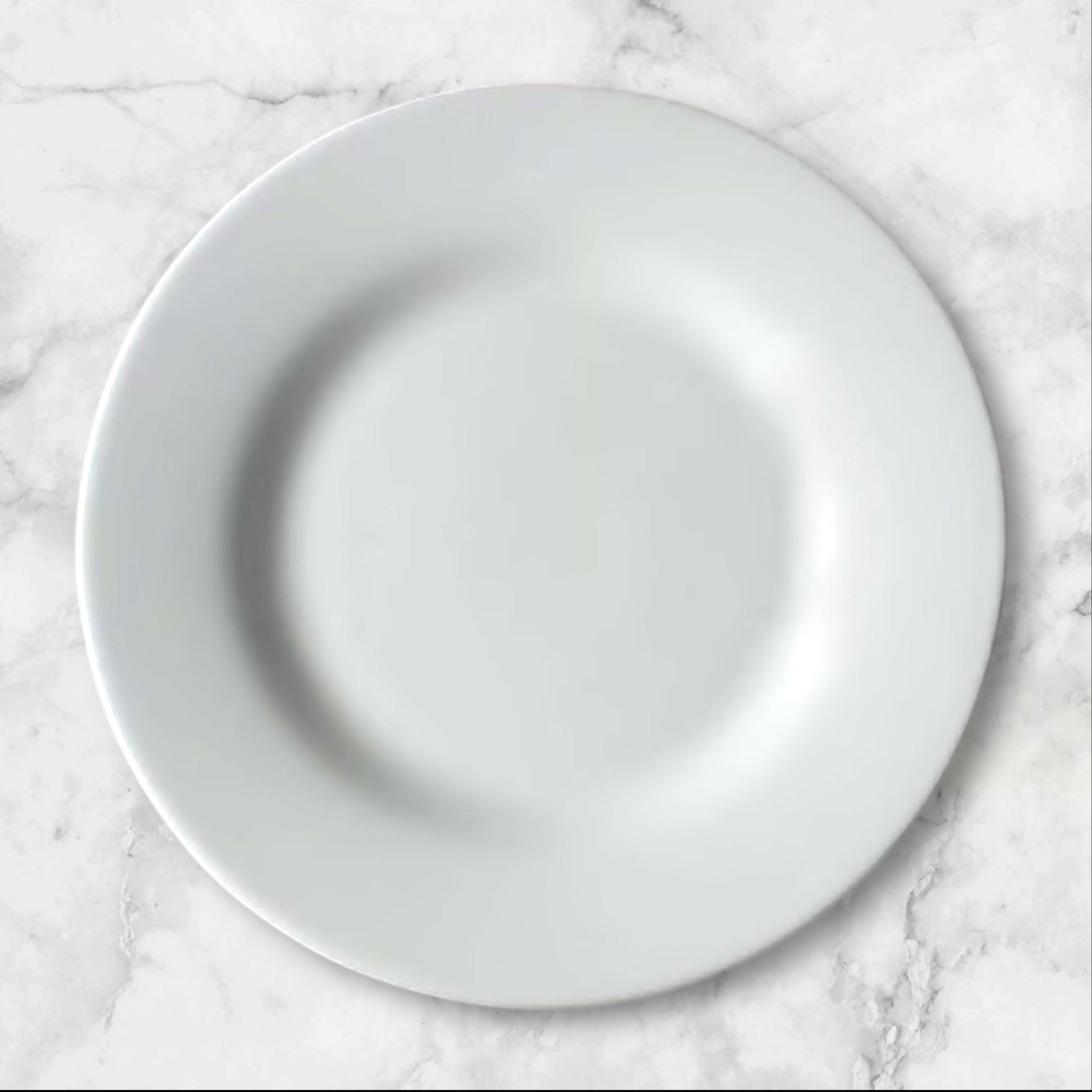 Banana Republic White Stoneware Dinner Plates | Set of 3 | Excellent Condition