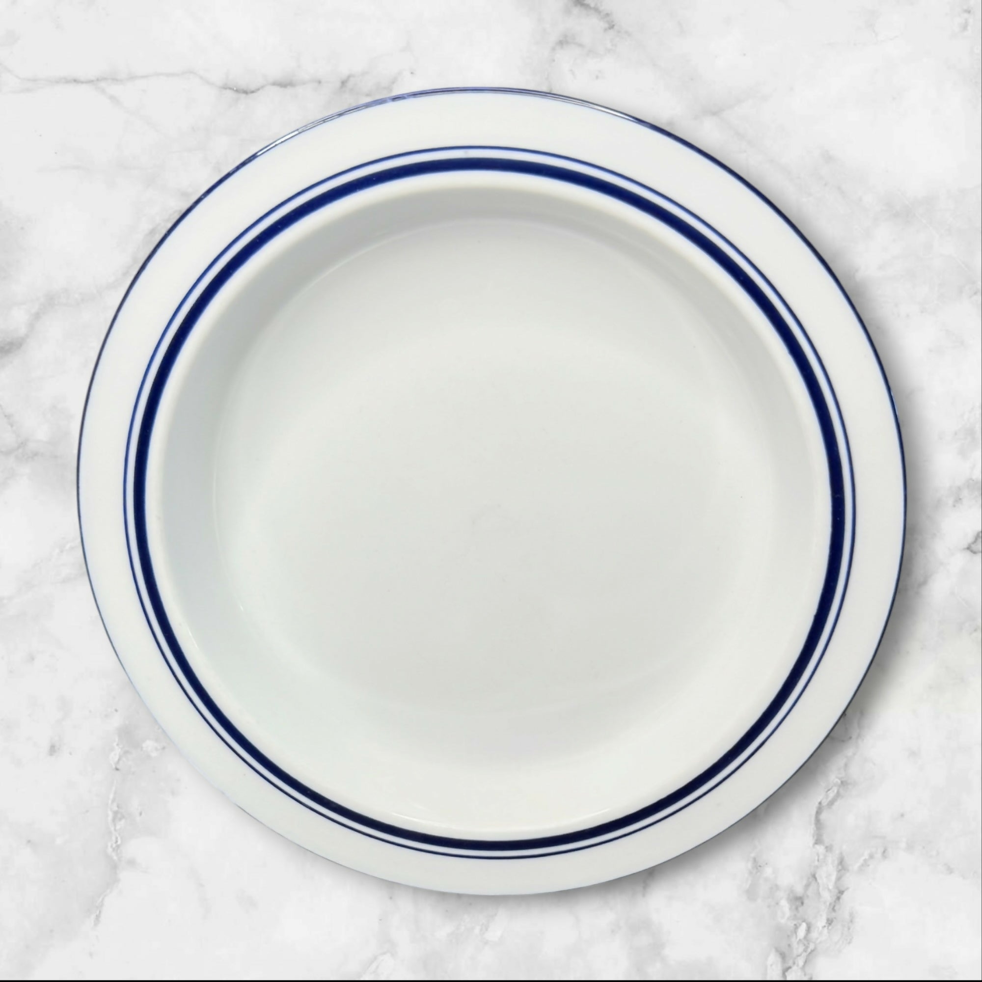Dansk Christianshavn Blue Rim Soup Bowls Set of 4 | Great Condition
