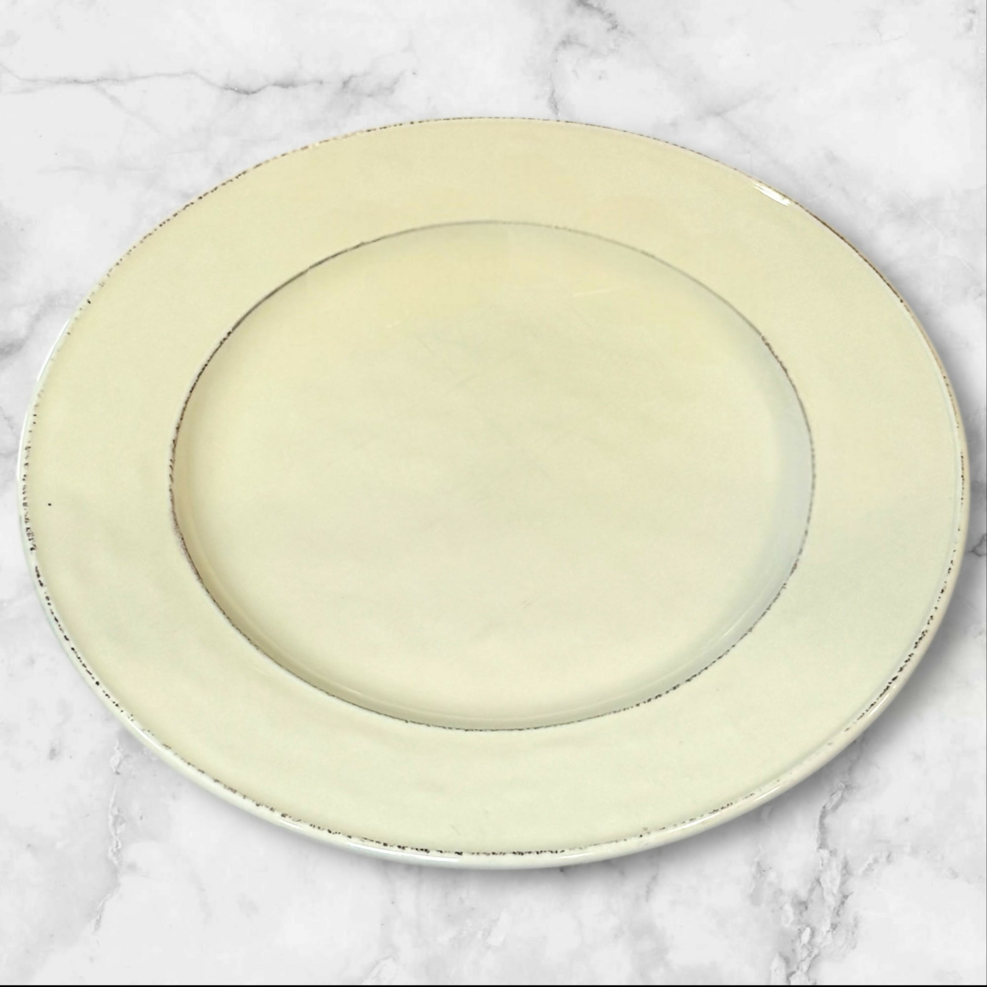 Pier 1 Martillo Creme Brulee Dinner Plates | Set of 3 | Gently Used