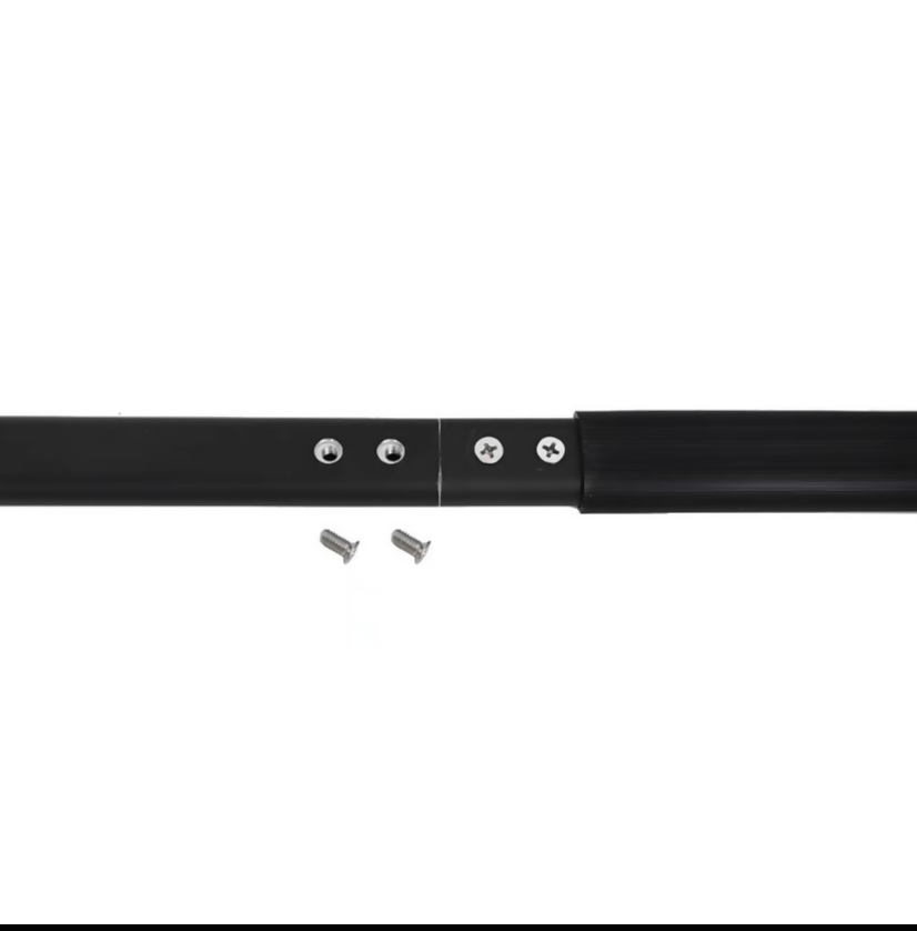 Anygleam Pizza Shovel 112.5cm Dark Grey for Perforated Peel with Metal Handle Oven Turning Baking Accessory