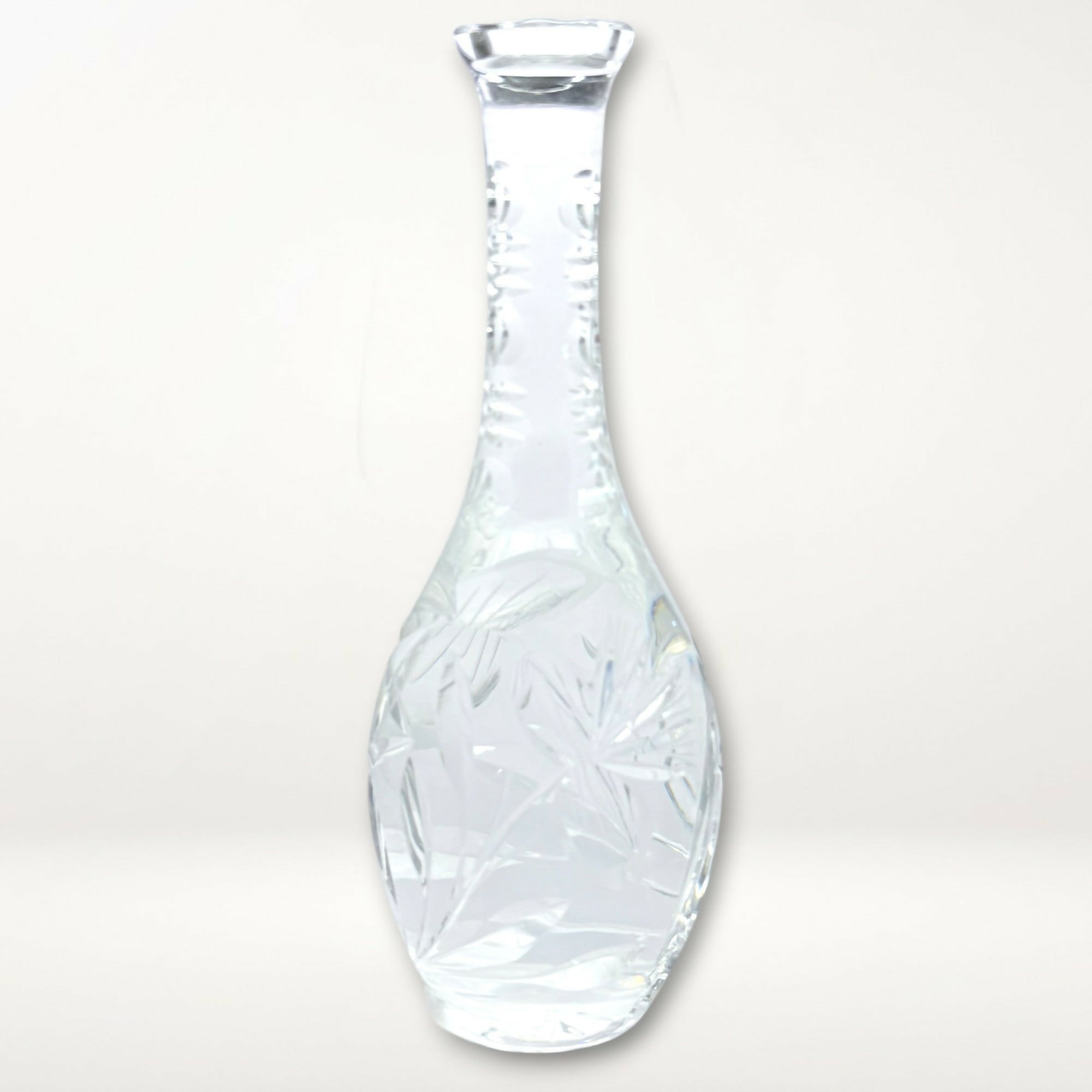 Vintage Cut Crystal Decanter w/ Stopper | Elegant Barware | Great Condition