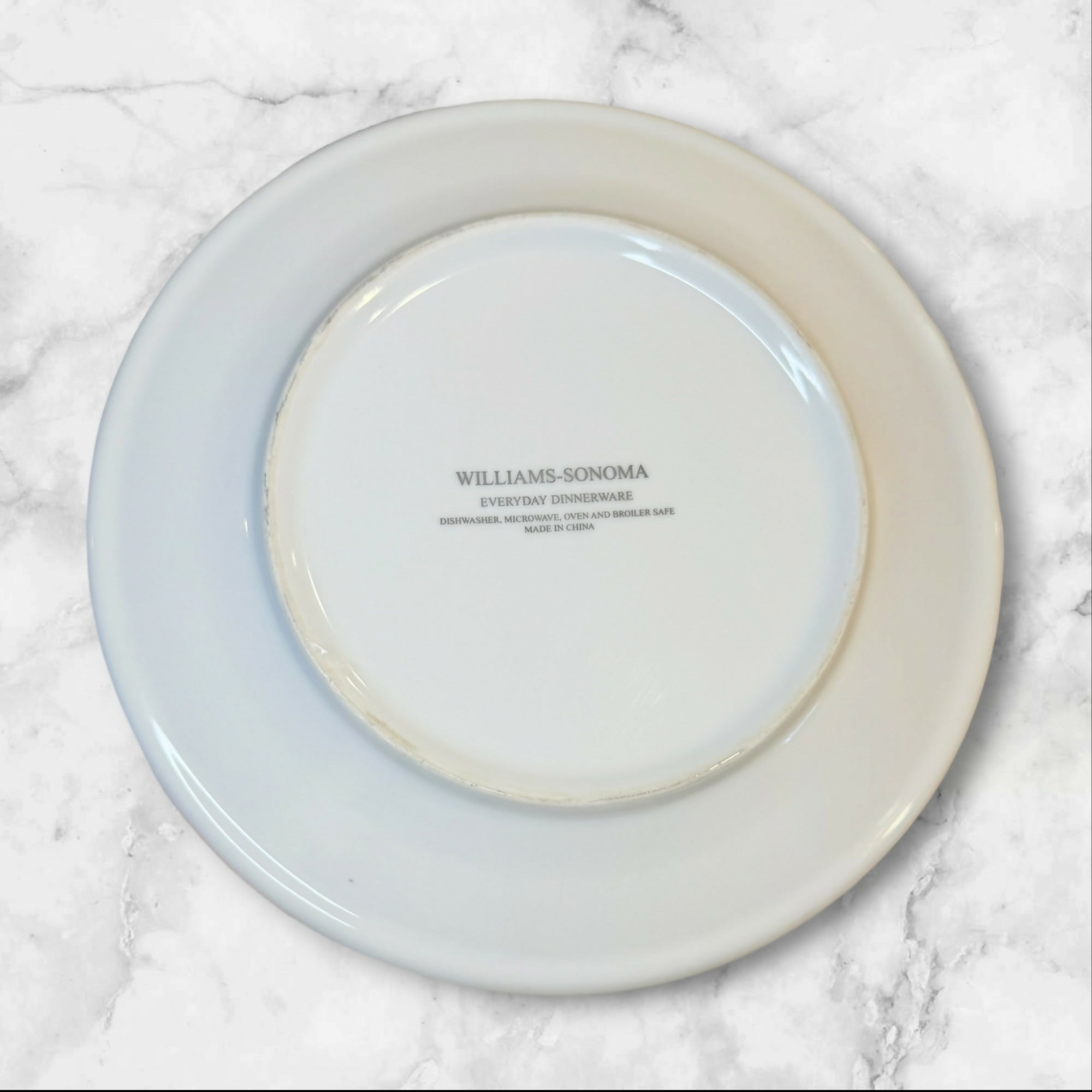 Williams Sonoma Everyday White Dinner Plates | Set of 6 | Great Condition