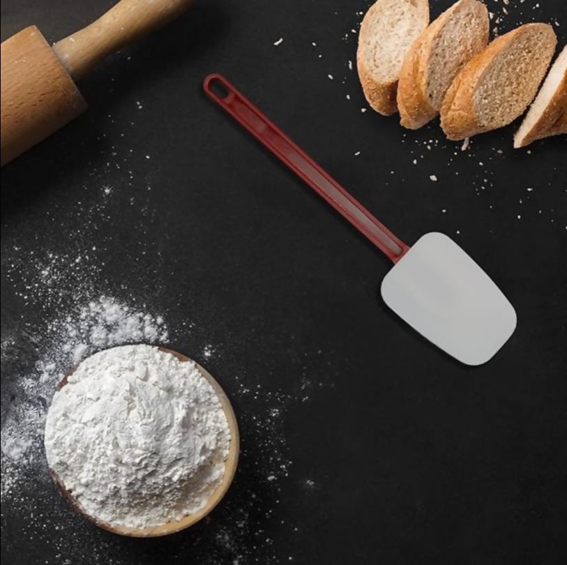 Anygleam Silicone Spatula Red White Cake Baking Heat Resistant Impression Pastry Tools