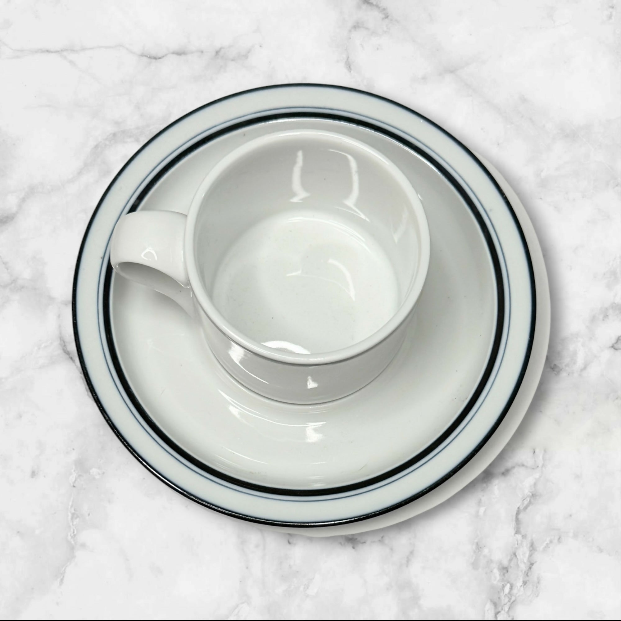 Dansk Christianshavn Blue Cup & Saucer Set | Portugal | Excellent Condition