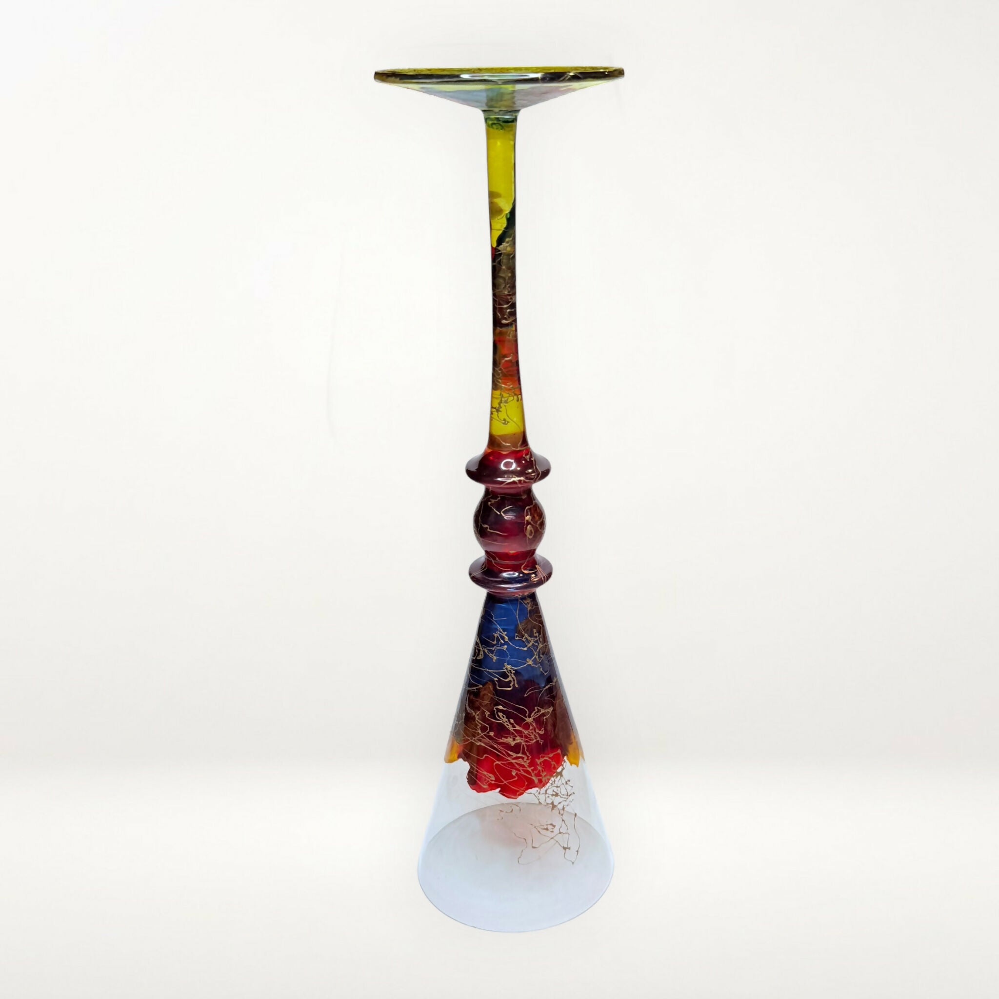 Monarch Crystal Monaco Champagne Flute Art Glass | Romania | Excellent