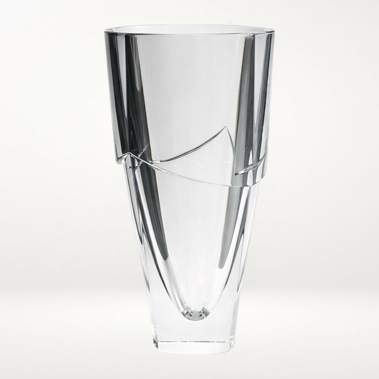 Orrefors Lancelot Crystal Vase | Swedish Art Glass | Excellent Condition