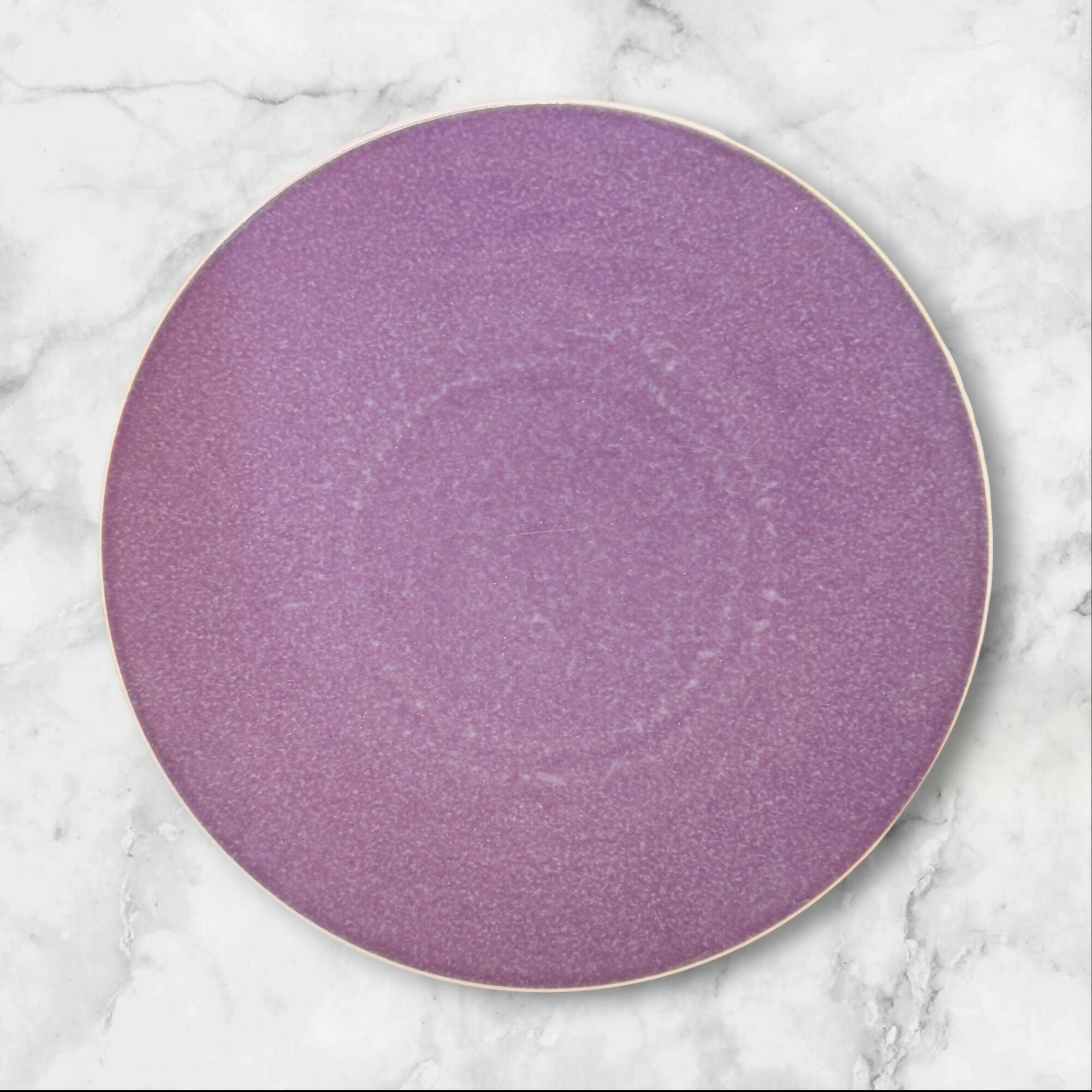 Sasaki Colorstone Plum Textured Dinner Plates | Set of 4 | Good Condition