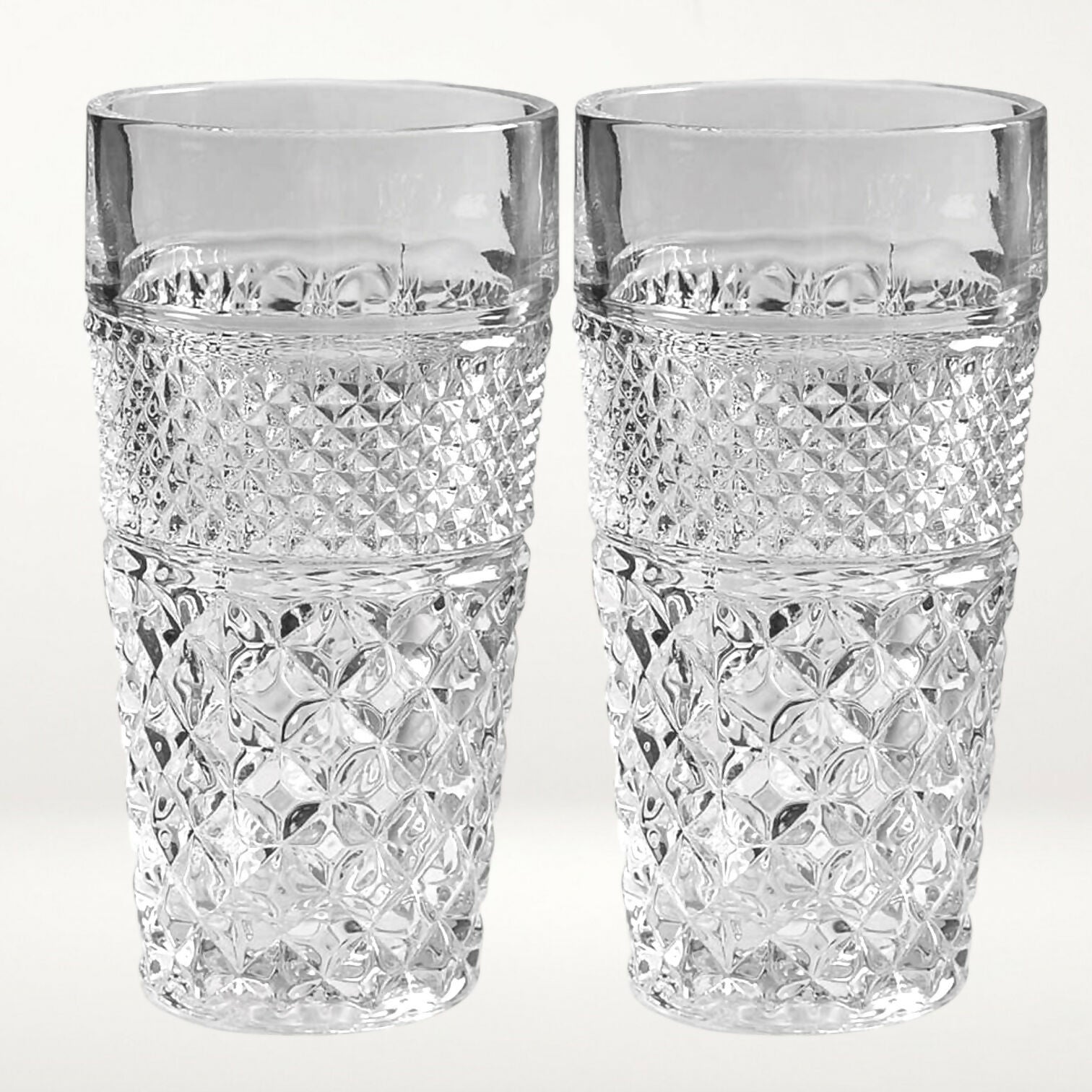 Anchor Hocking Wexford Iced Tea Glasses | Set of 2 | Excellent