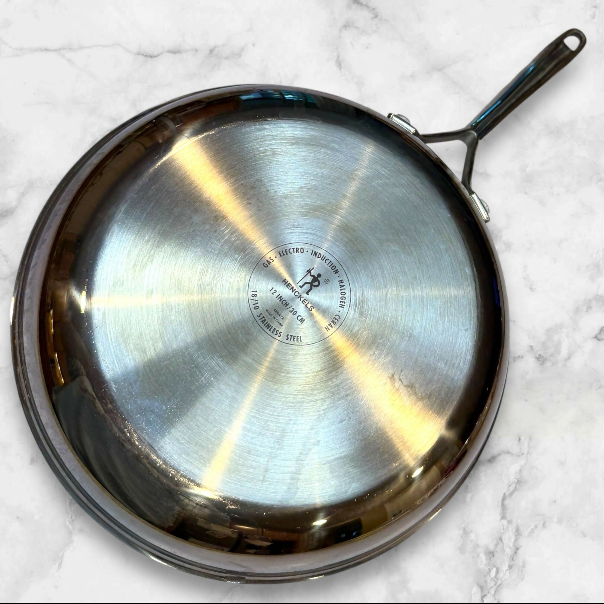 Henckels Paradigm 12-Inch Stainless Steel Fry Pan | Great Condition