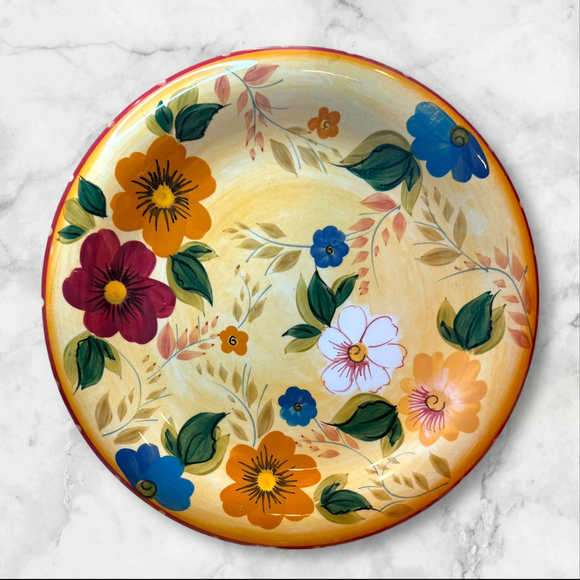 Oneida Sunset Bouquet Dinner Plates | Set of 4 | Floral Pattern | Excellent