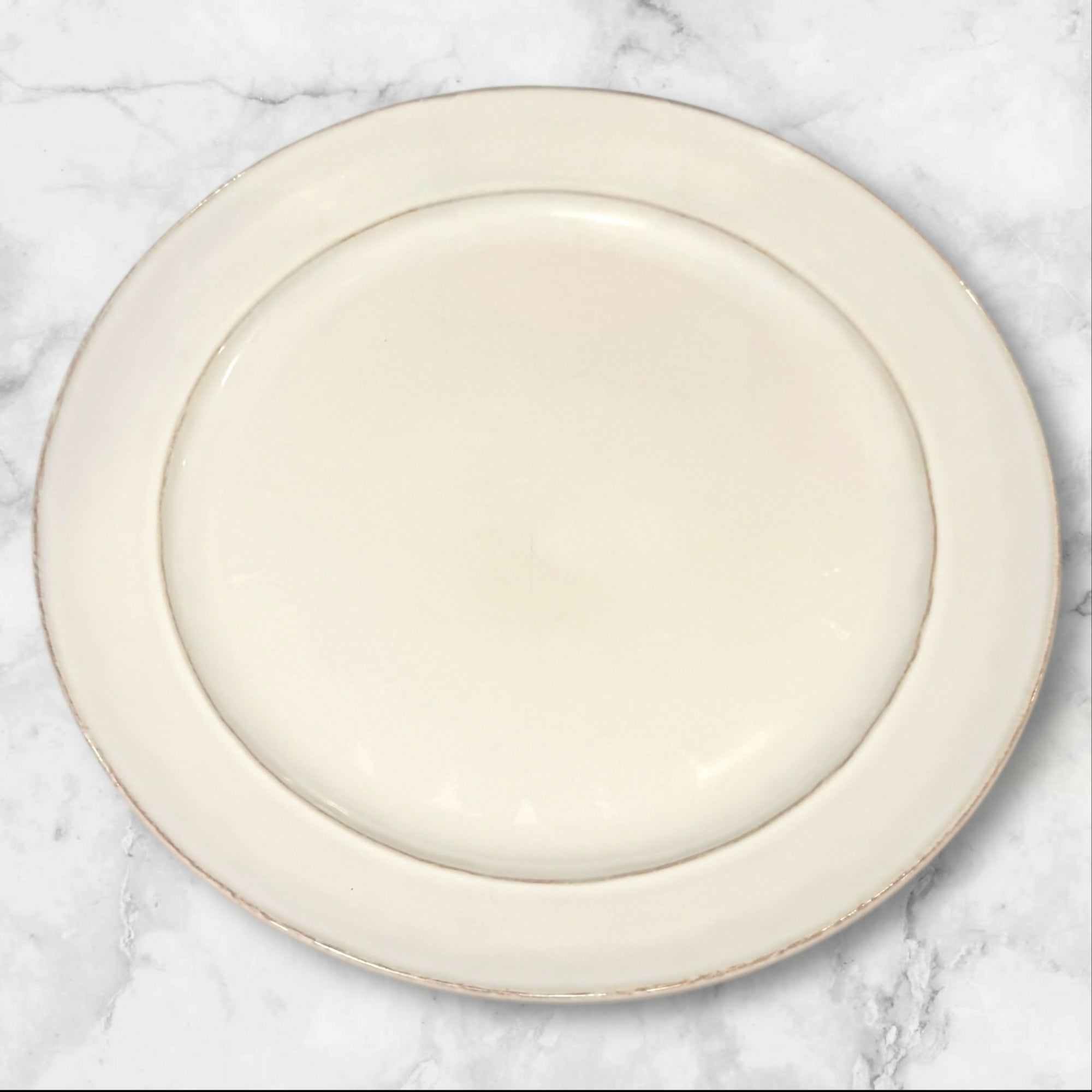 Pottery Barn Cambria White Dinner Plates | Set of 4 | Great Condition