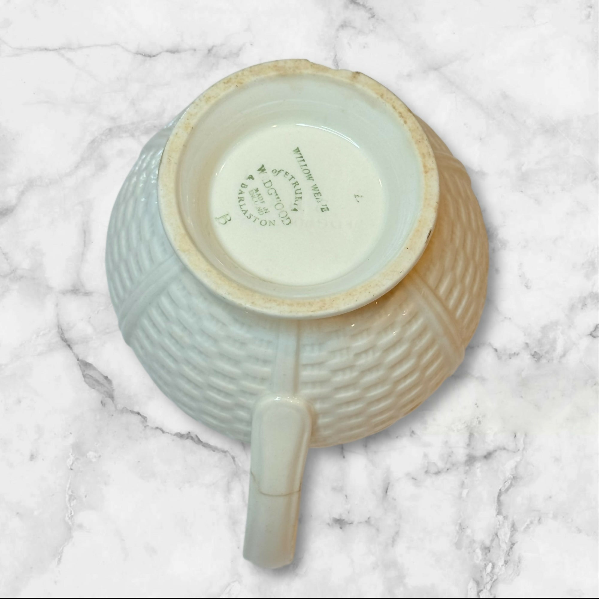 Wedgwood Willow Weave Creamer Made in England | Good Condition