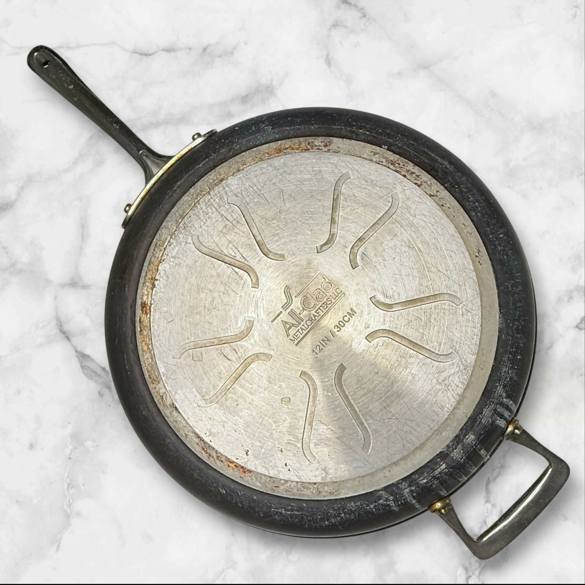 All-Clad Metalcrafters 12-Inch Fry Pan Skillet | Made in USA | Good Condition