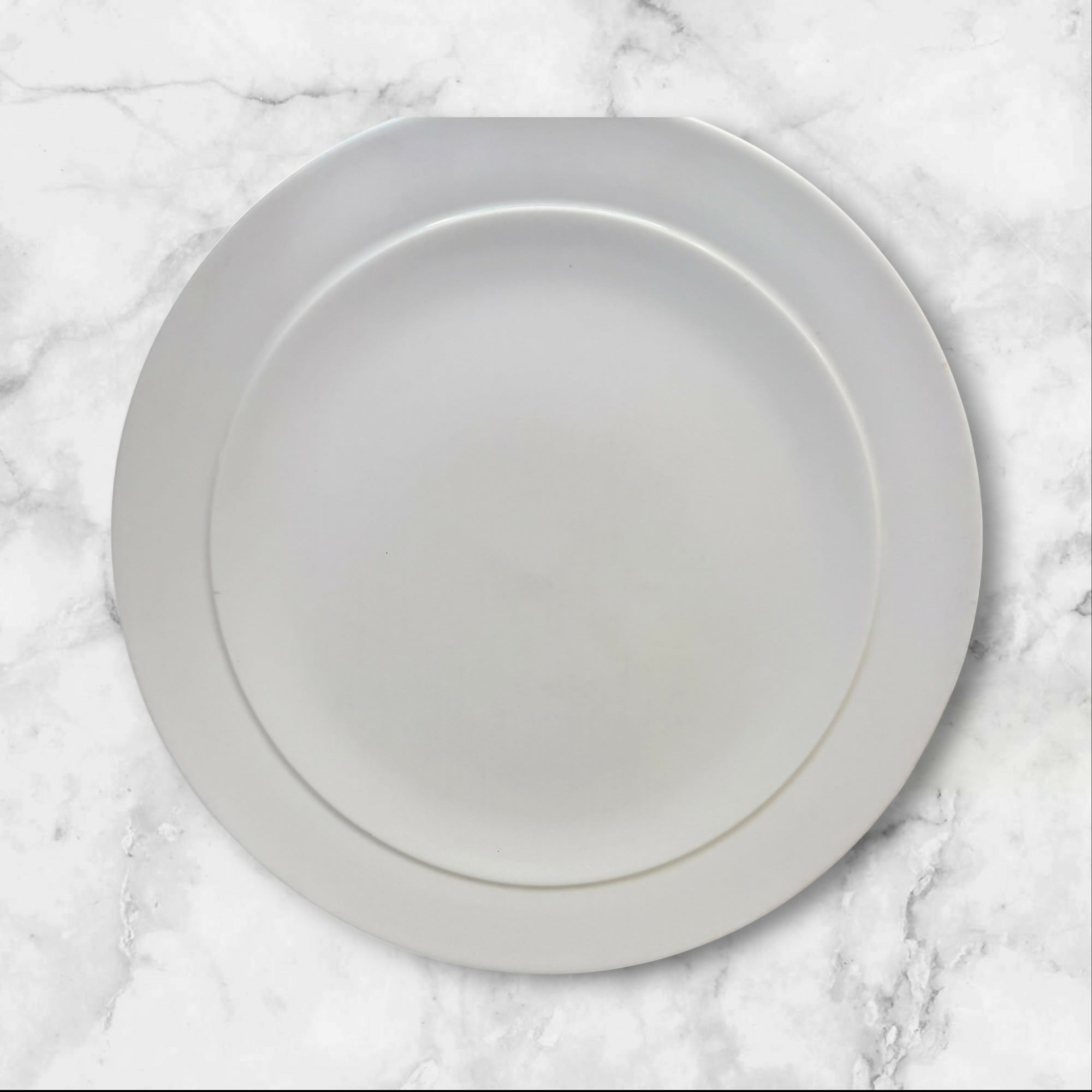 Crate & Barrel Classic White Salad Plates Set of 4 | Good Condition