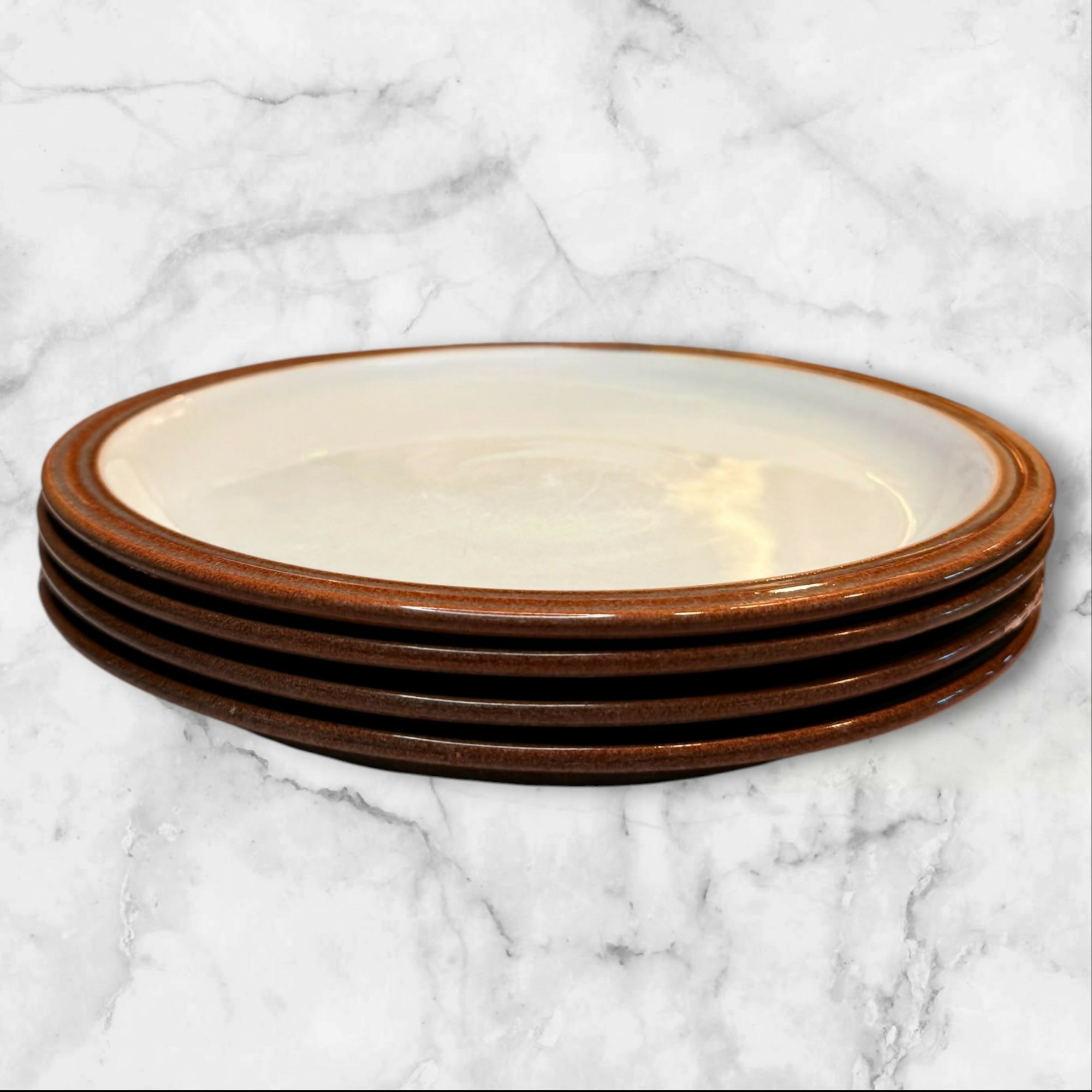Denby Graystone Dinner Plates | Set of 4 | Great Condition