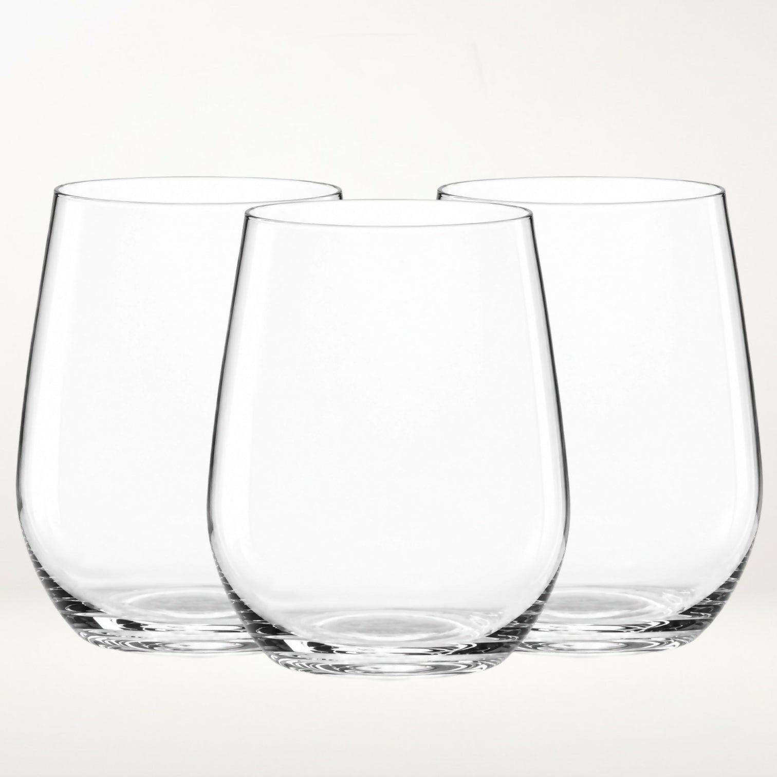 Riedel O Viognier Chardonnay Stemless Crystal Glasses | Set of 3 | Excellent Condition