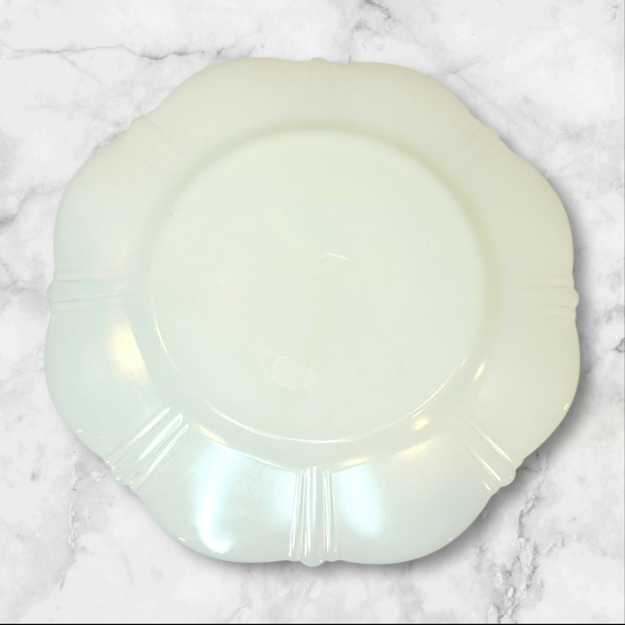 MacBeth-Evans American Sweetheart Monax Salad Plates | Set of 6 | Vintage Glass