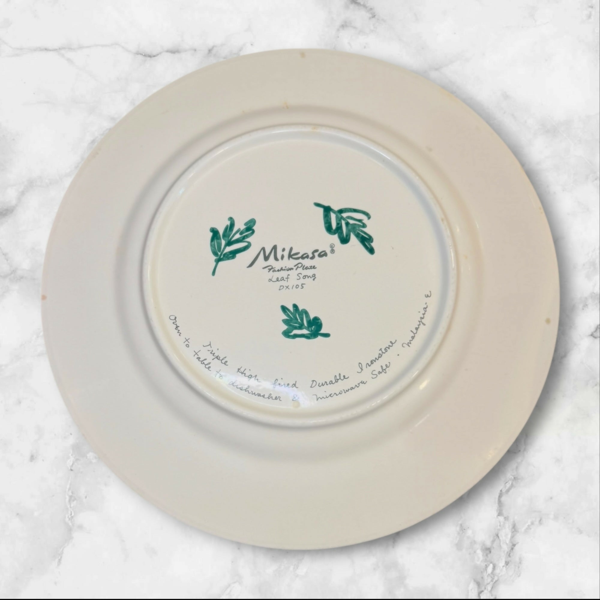 Mikasa Leaf Song Dinner Plates | Set of 5 | Excellent Condition