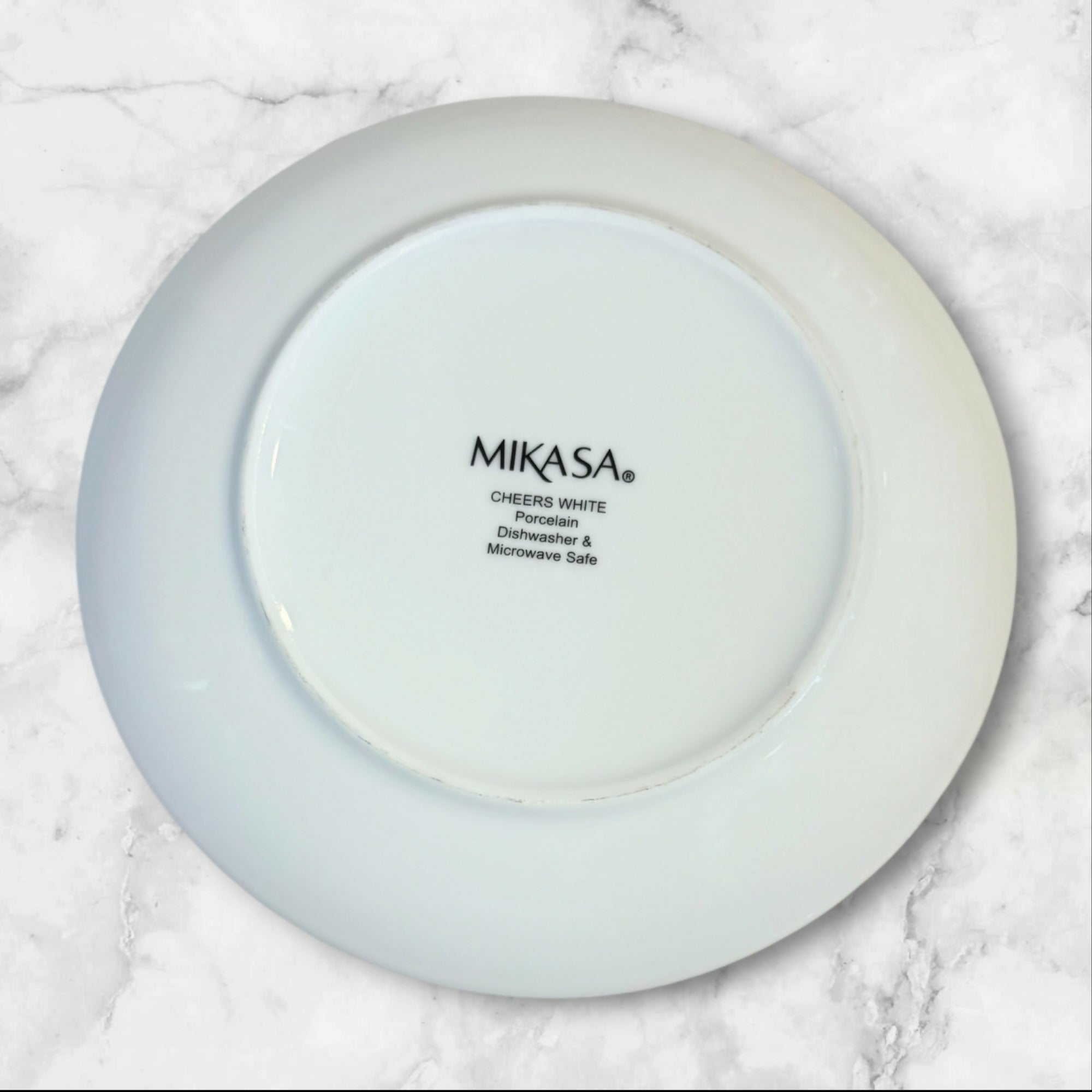 Mikasa Cheers White Dots Porcelain Salad Plates | Set of 2 | Great Condition