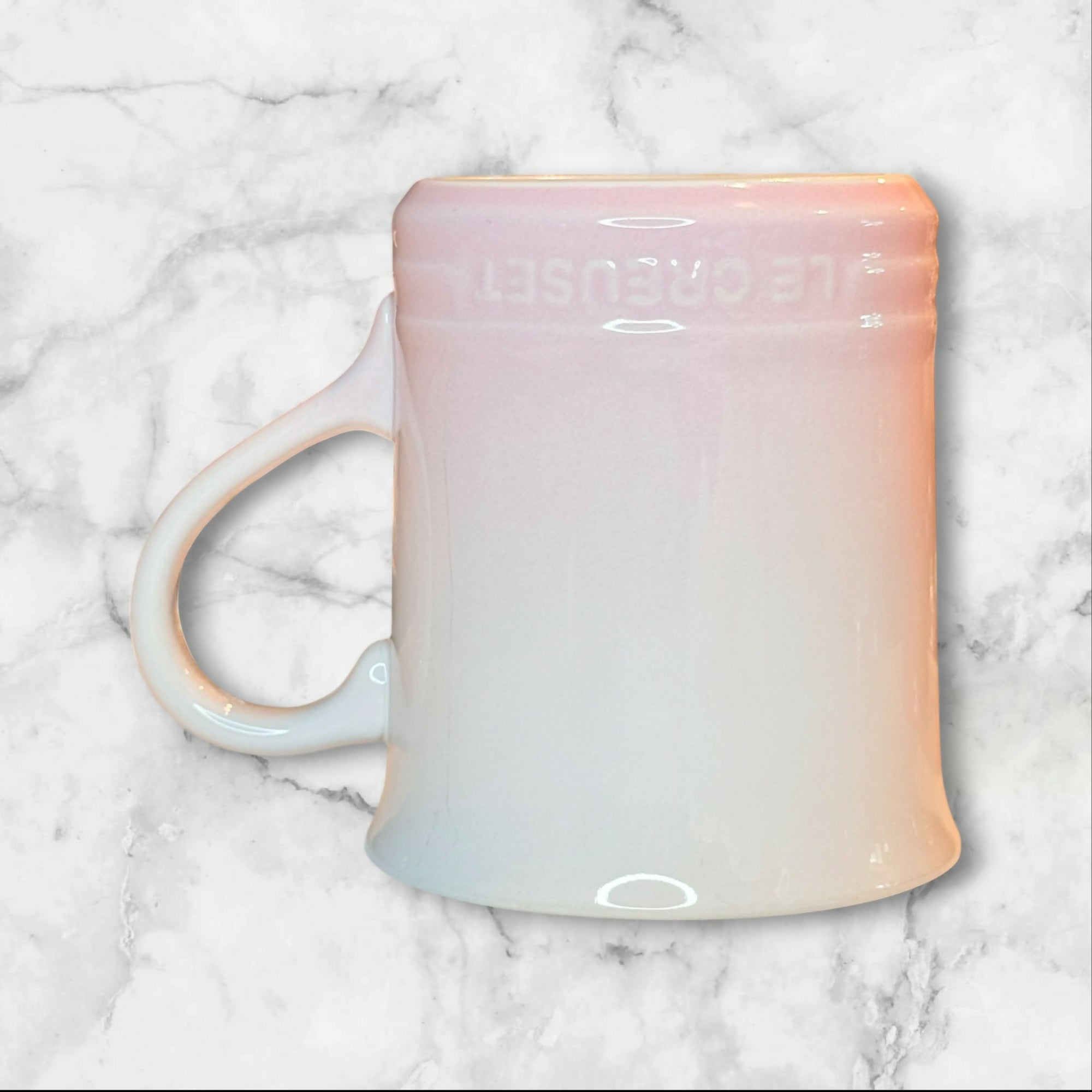 Le Creuset Vancouver Stoneware Mugs Assorted Colors | Set of 4 | Excellent Condition