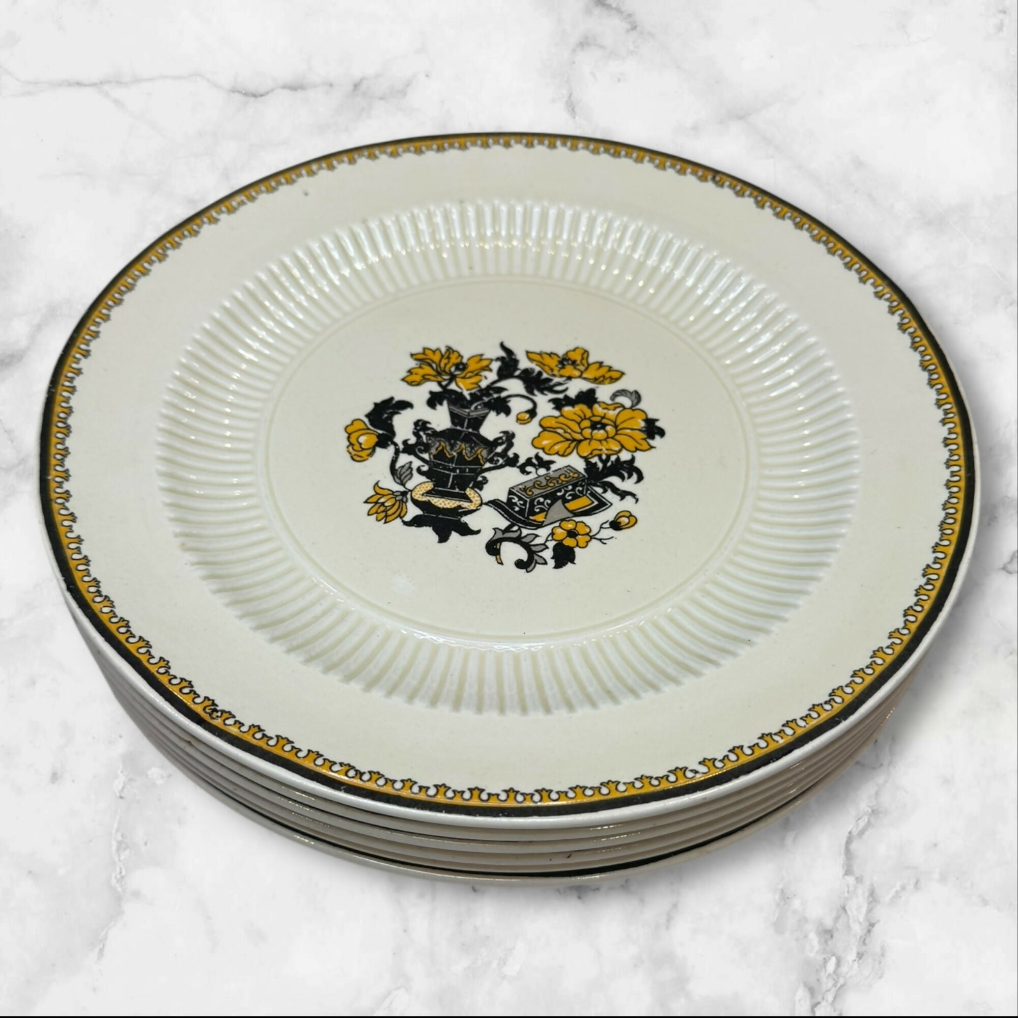 Ridgway Blackstone Salad Plates Set of 6 | Discontinued