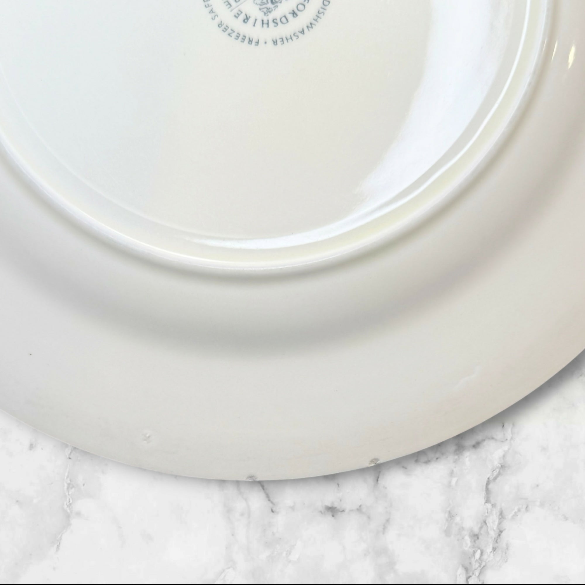 Staffordshire Oakwood Blue Dinner Plates | Set of 4 | Great Condition