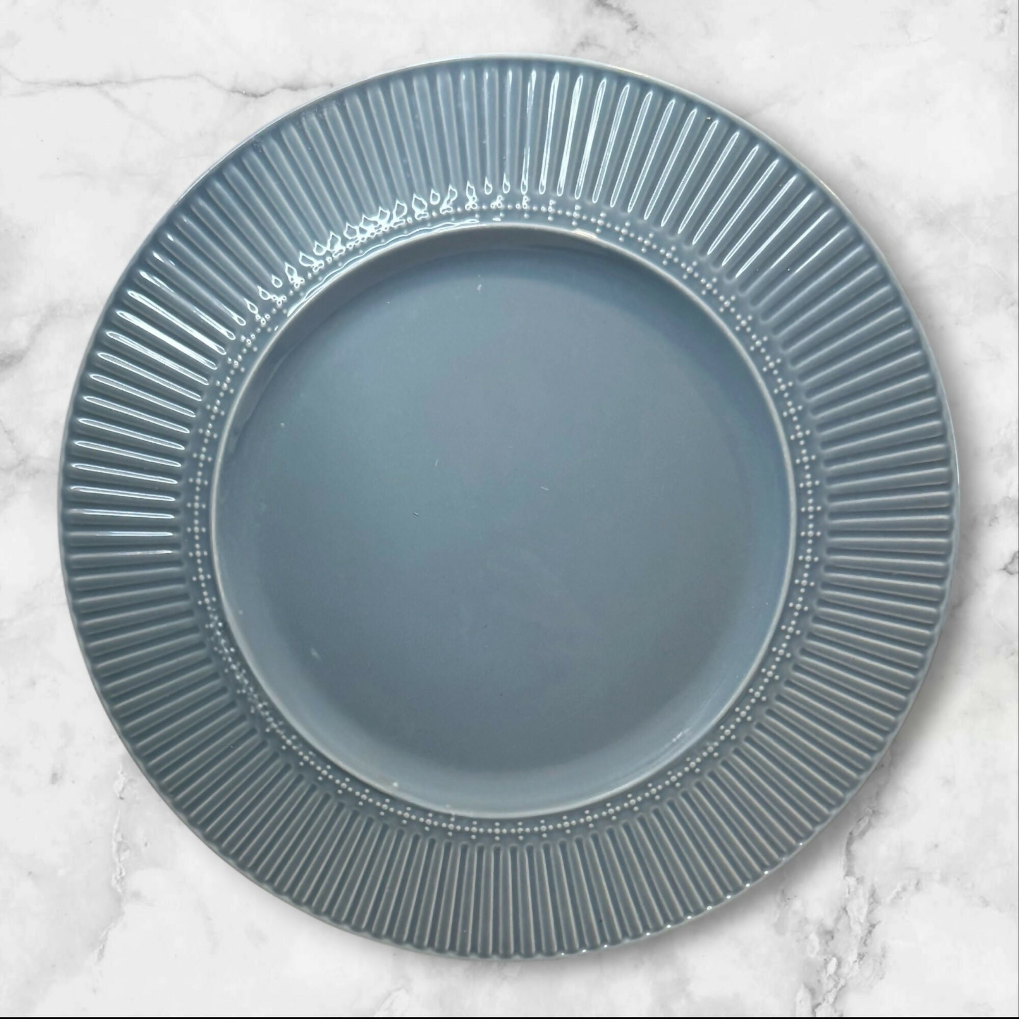 Mikasa Italian Countryside Accents Blue Dinner Plates Set of 4 | Gently Used