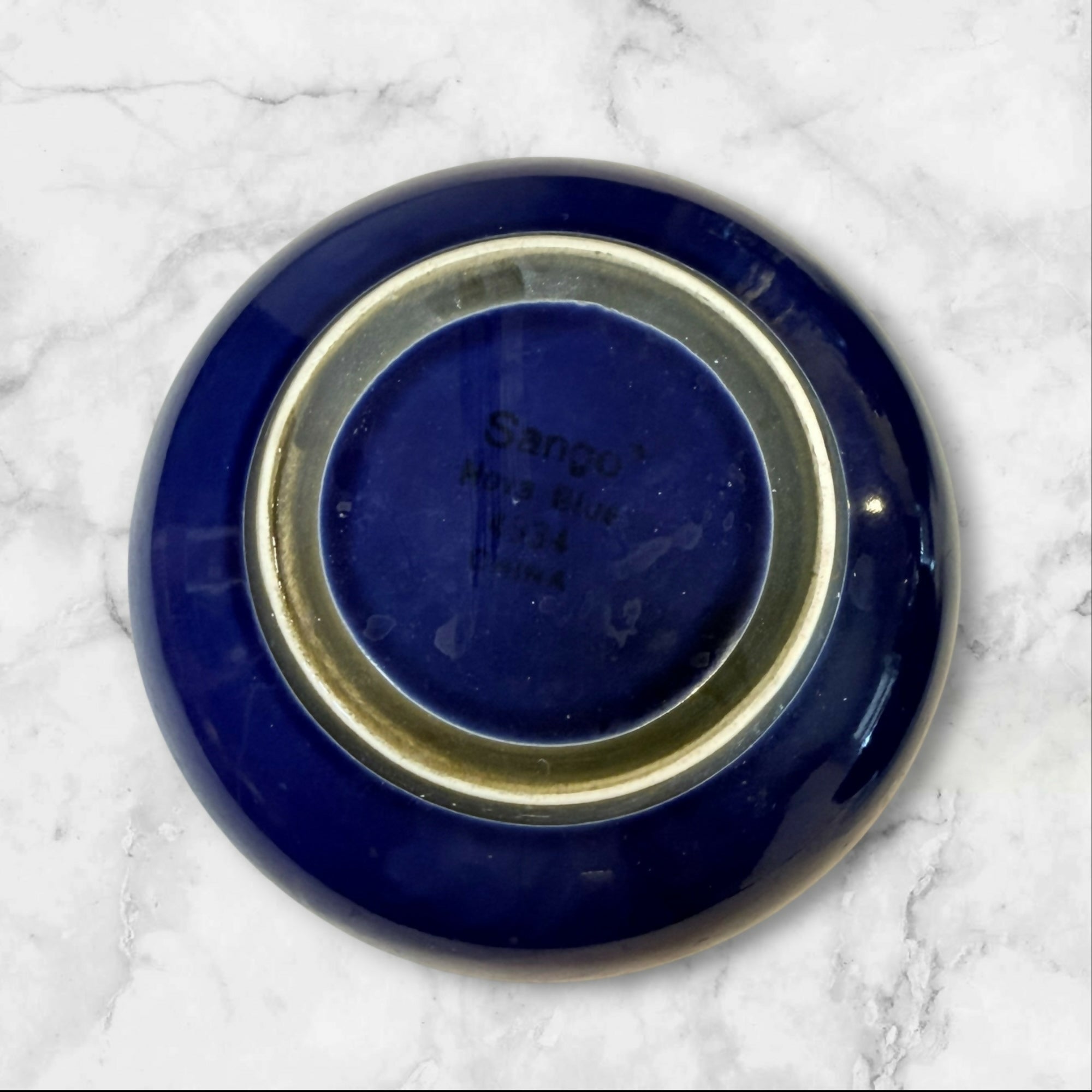 Sango Nova Blue Coupe Cereal Bowls | Set of 3 | Excellent Condition