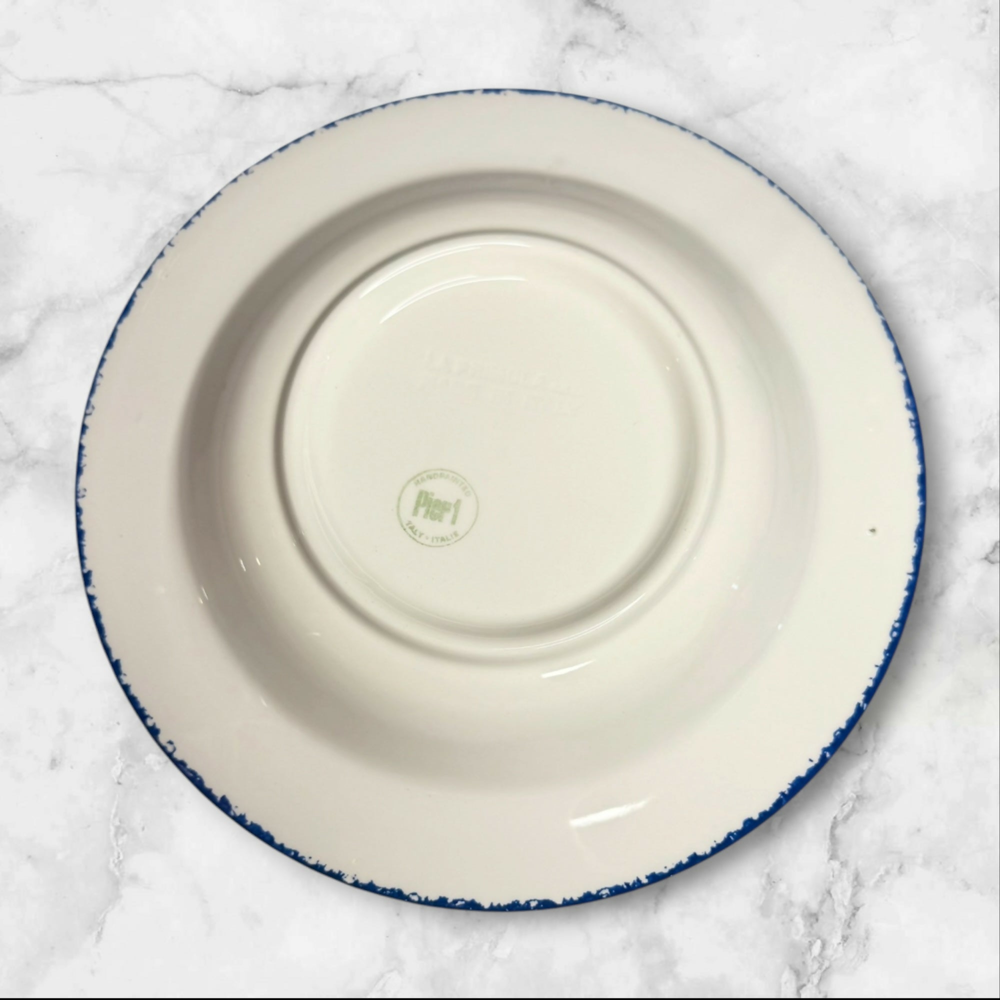 Pier 1 La Primula Turquoise Two Tone Bowls | Set of 4 | Great Condition