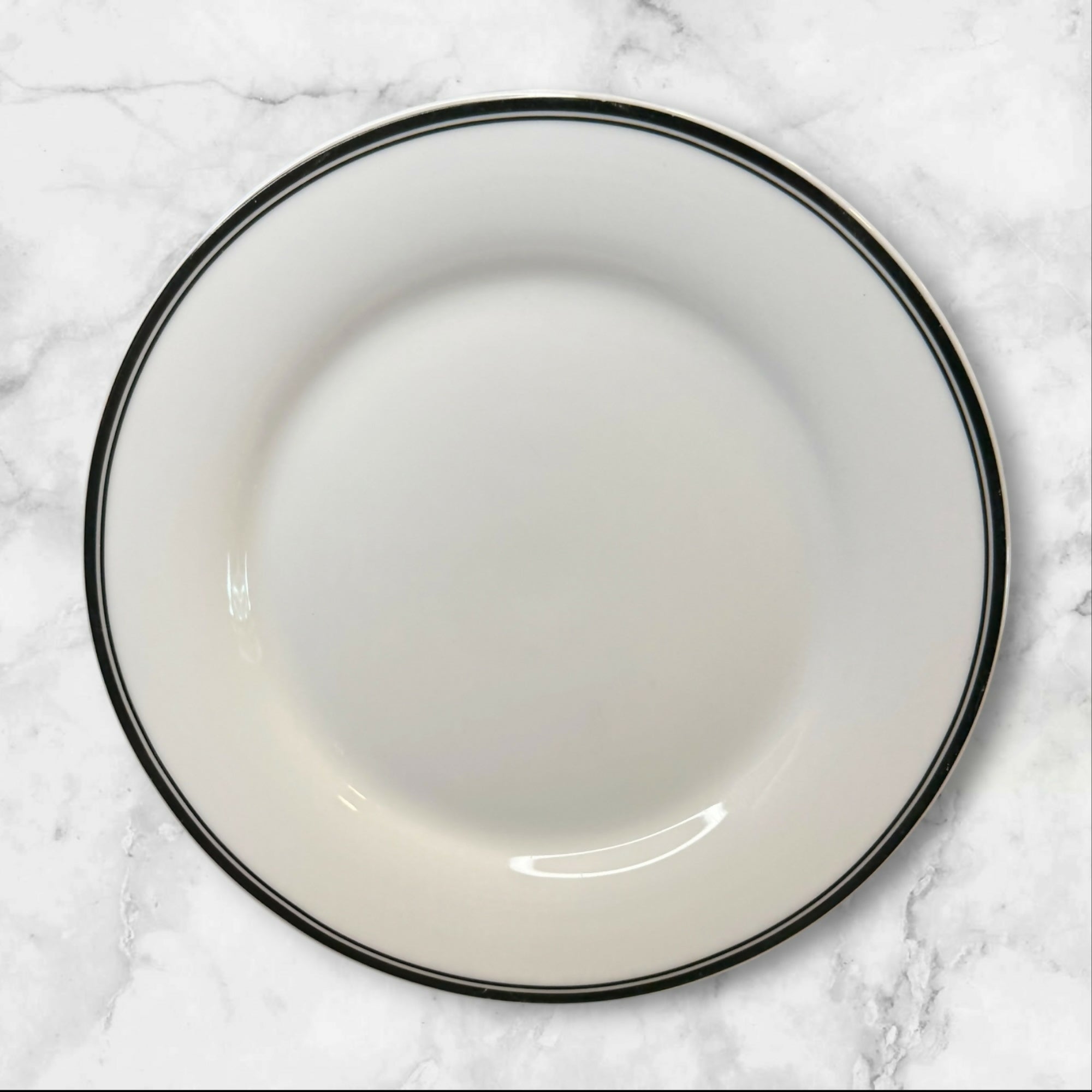 Open Kitchen Williams Sonoma Rimmed Salad Plates Set of 4 | Gently Used