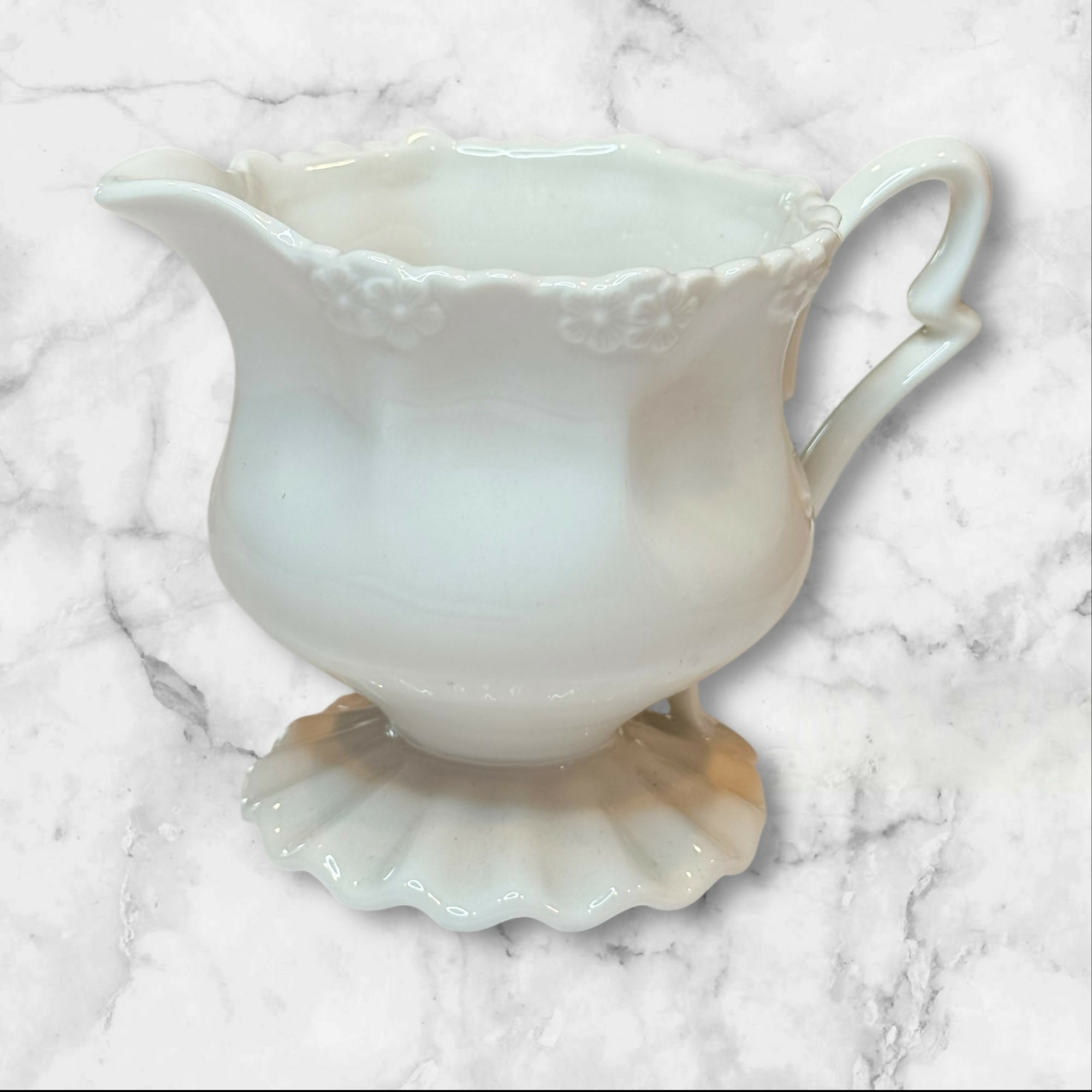 Grace’s Teaware White Porcelain Creamer | Victorian | Excellent