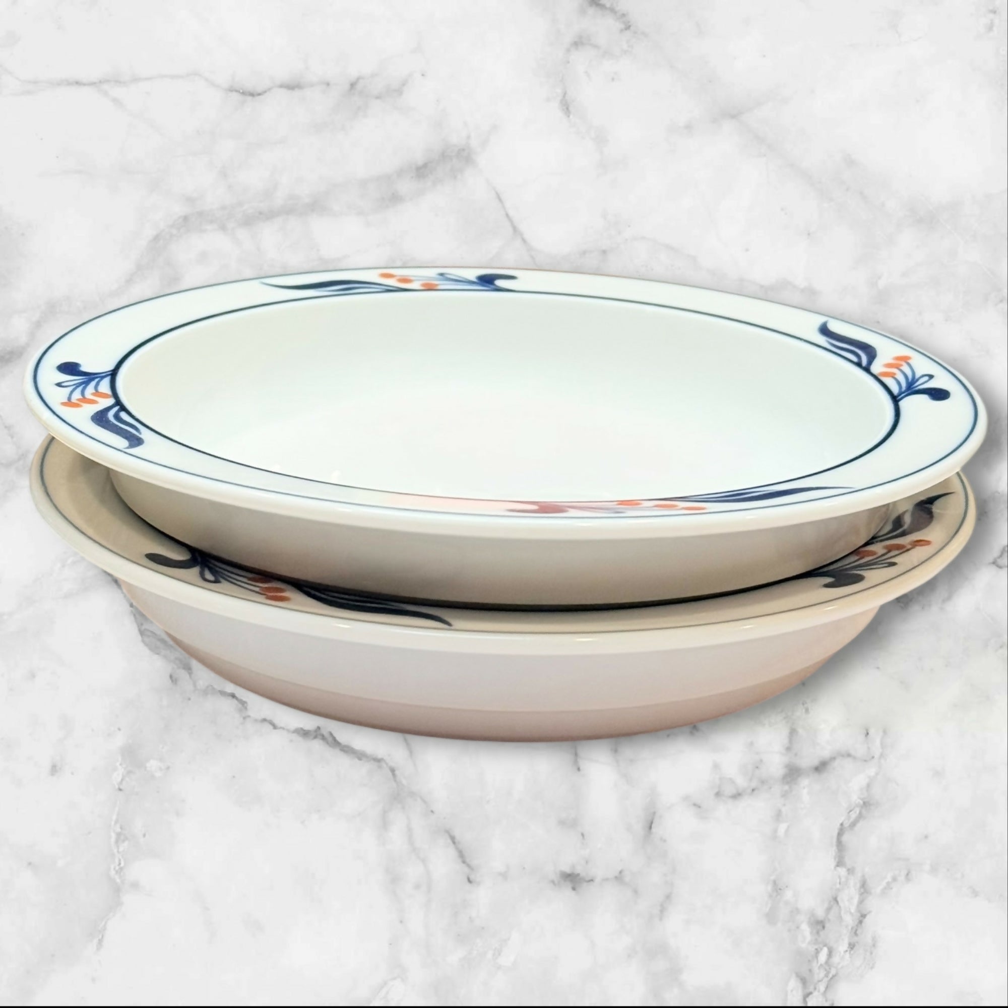 Dansk Maribo Japan Rim Soup Bowls | Set of 2 | Excellent Condition