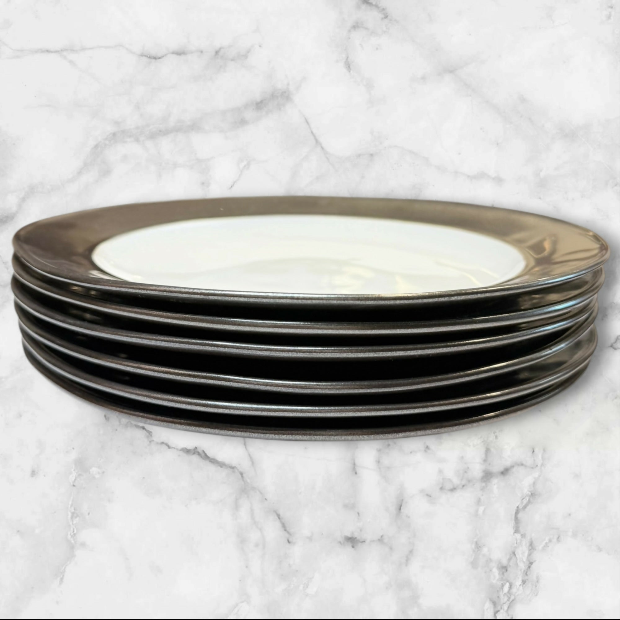 Juliska Emerson Dinner Plates Set of 6 Portugal New Without Box