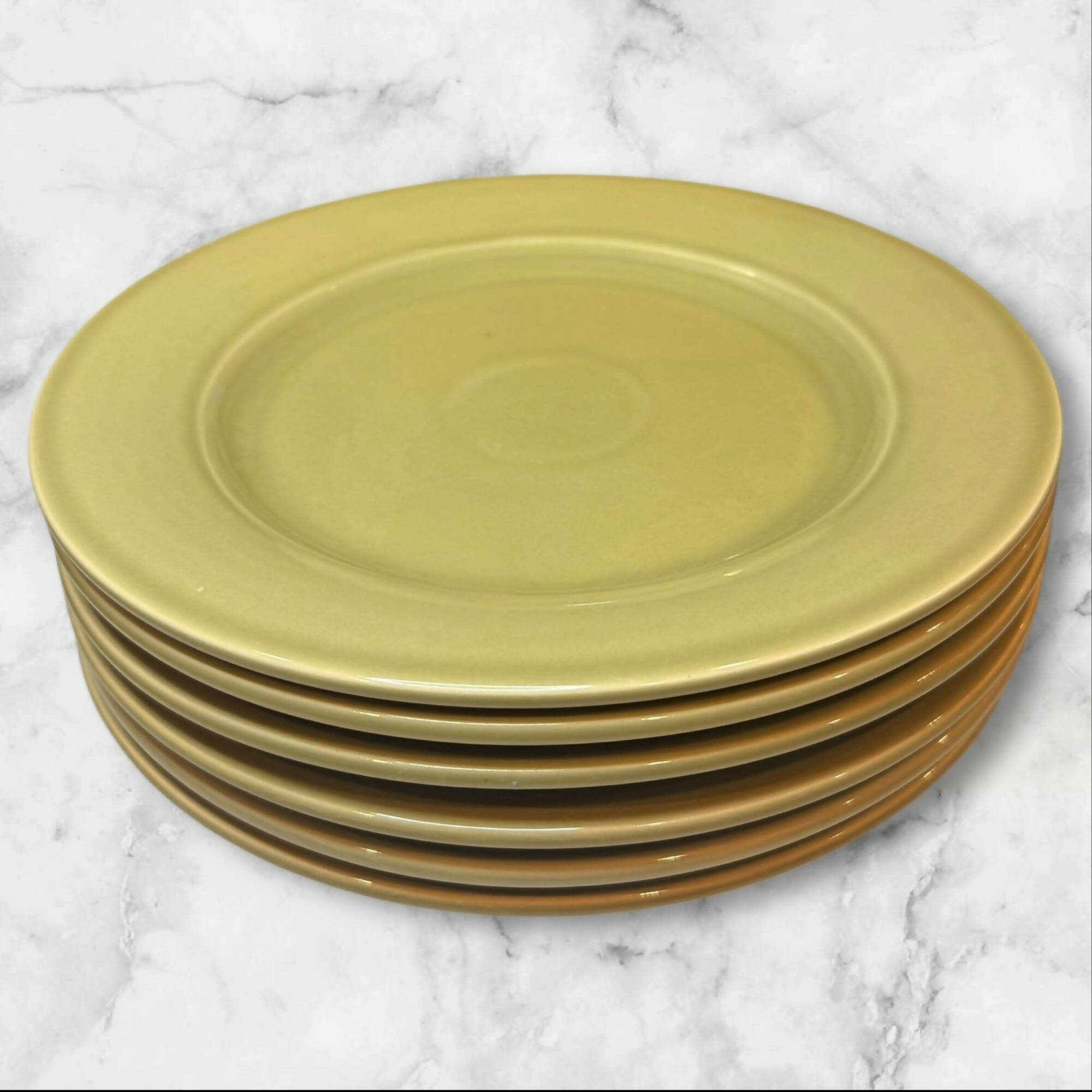 Williams Sonoma Belvedere Sage Dinner Plates | Set of 6 | Excellent Condition