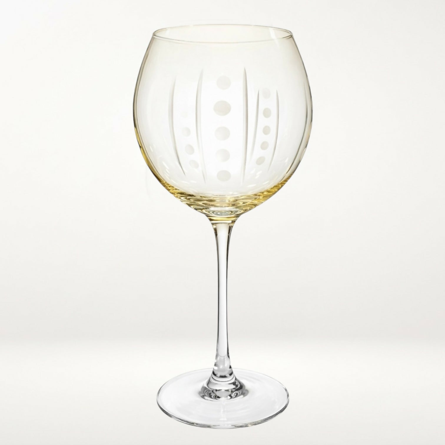 Hand Blown Colored Crystal Wine Glasses | Set of 3 | Multicolor | Excellent Condition